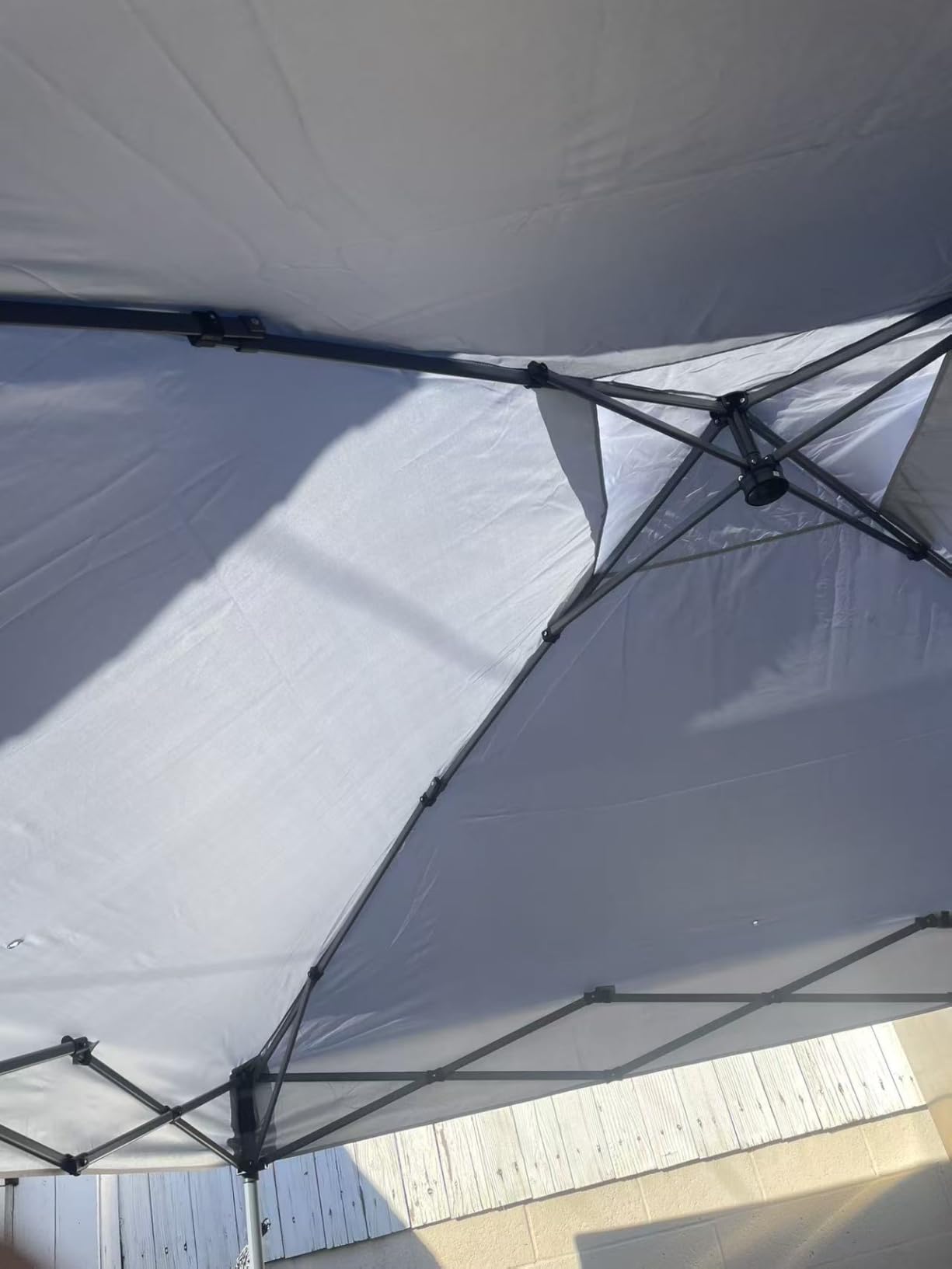 Sophia & William Canopy Tent Pop Up 10x10 ft, One Person Push Set Up Tent, Outdoor Canopies Shelter Heavy Duty Straight Legs with 4 Sandbags & Guy Ropes, 1 Roller Bag & Storage Bag, 8 Stakes, UPF50+ customer photo 1
