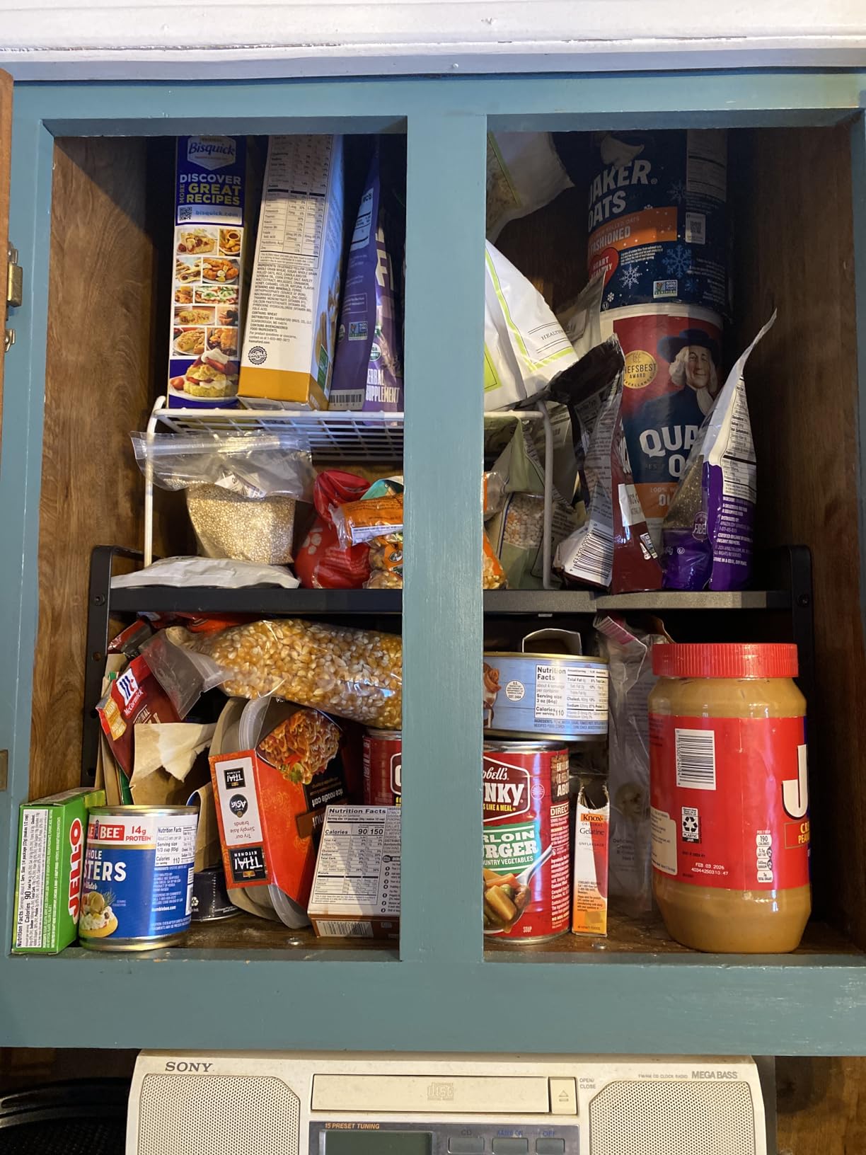 15.5 to 25.5 Inch Expandable Kitchen Cabinet Organizer Shelf, 2 Pack 30 LBS Heavy Duty Adjustable Kitchen Counter Storage Shelves Organizers, Stackable Small Storage Shelf Rack For Cabinet Cupboard customer photo 2