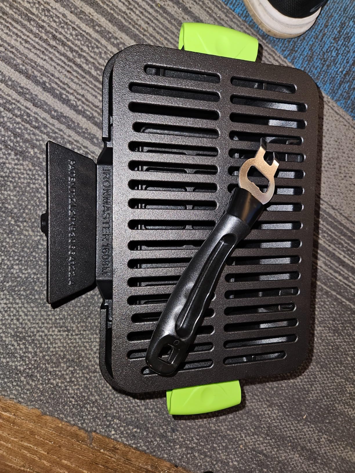 Hibachi Grill Outdoor, Portable Small Charcoal Grills, 100% Cast Iron, Mini Japanese Yakitori Tabletop Skillet Grill Stove for Outdoor Camping - Coal Door, Draft Door, Ideal for 2 People customer photo 2
