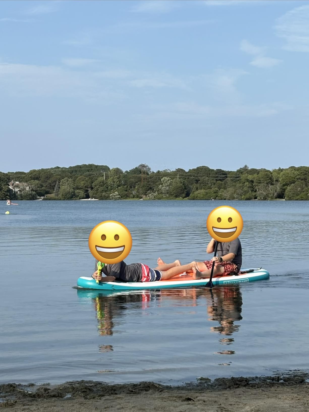 ROC Inflatable Stand Up Paddle Board with Premium SUP Paddle Board Accessories, Wide Stable Design, Non-Slip Comfort Deck for Youth & Adults customer photo 1