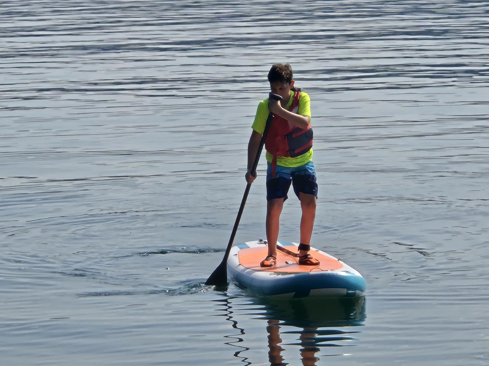 ROC Inflatable Stand Up Paddle Board with Premium SUP Paddle Board Accessories, Wide Stable Design, Non-Slip Comfort Deck for Youth & Adults customer photo 2