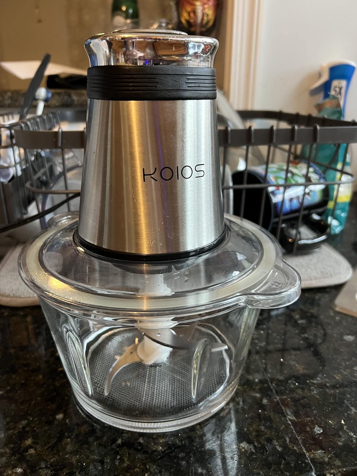 KOIOS Food Processor, 500W Electric Food Chopper with 2 Bowls (8 Cup+8 Cup) & 2 Bi-Level Blades customer photo 1