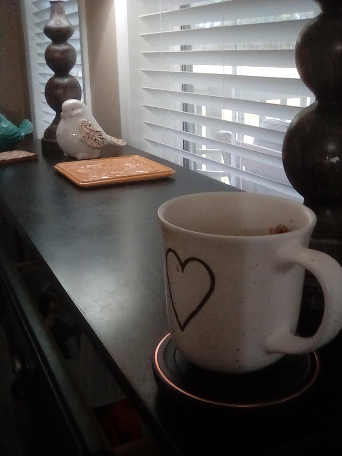 HouseGem Large Candle Warmer Plate - Coffee Cup Mug Warmer for Desk, Candle Melter, Electric Mug Heater for Beverages, Milk & Tea, Coffee Accessories Ideal Gifts Keep Cup Warm (Black) customer photo 2