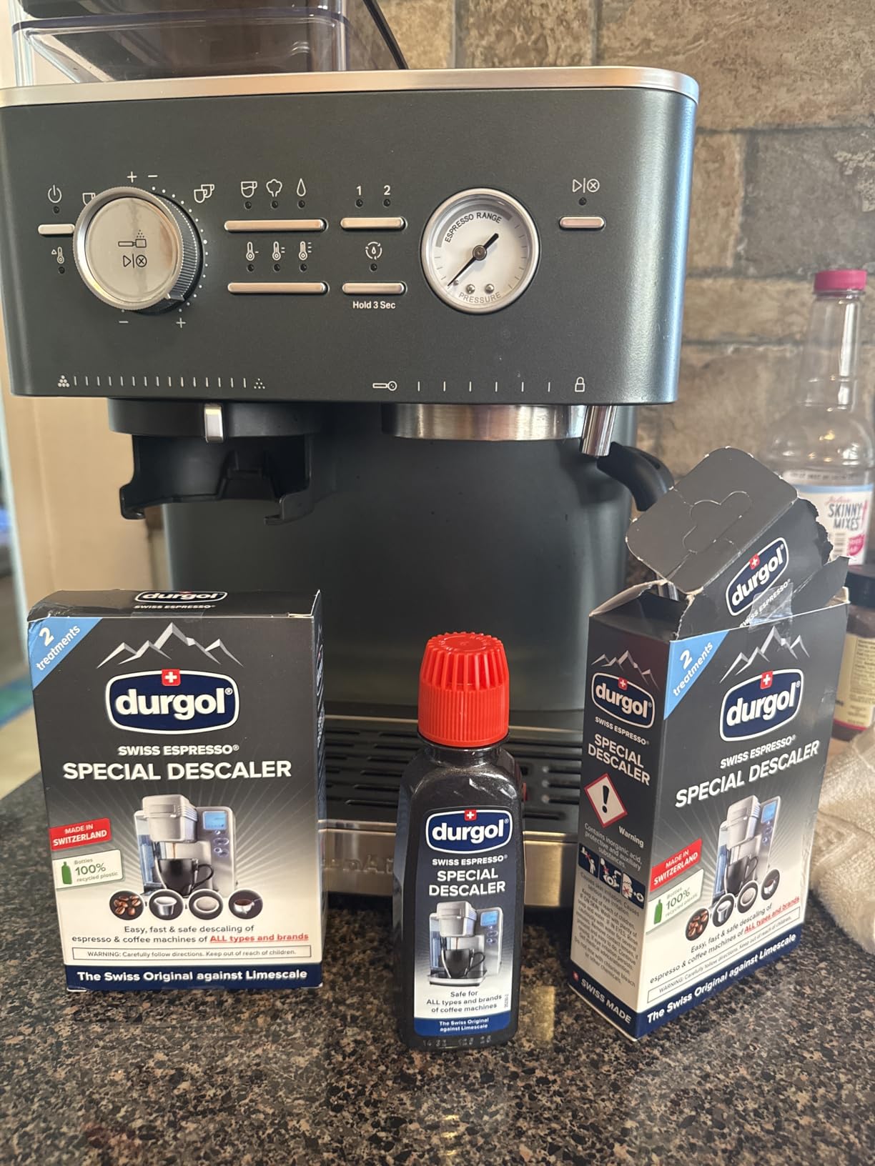 Durgol Swiss Espresso, Descaler and Decalcifier for All Brands of Espresso Machines and Coffee Makers, 4.2 Fluid Ounces (Pack of 2) customer photo 2
