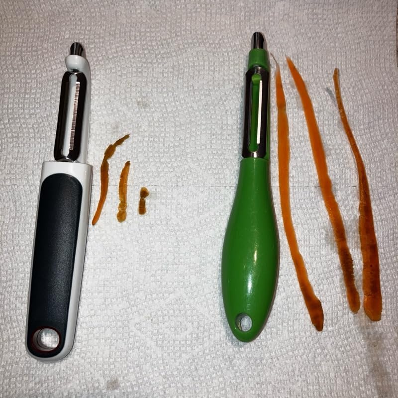 Zyliss Julienne Y Peeler - Ultra-Sharp Stainless Steel Blade for Carrots, Zucchini & Potatoes - Ergonomic Wheatstraw Grip customer photo 2