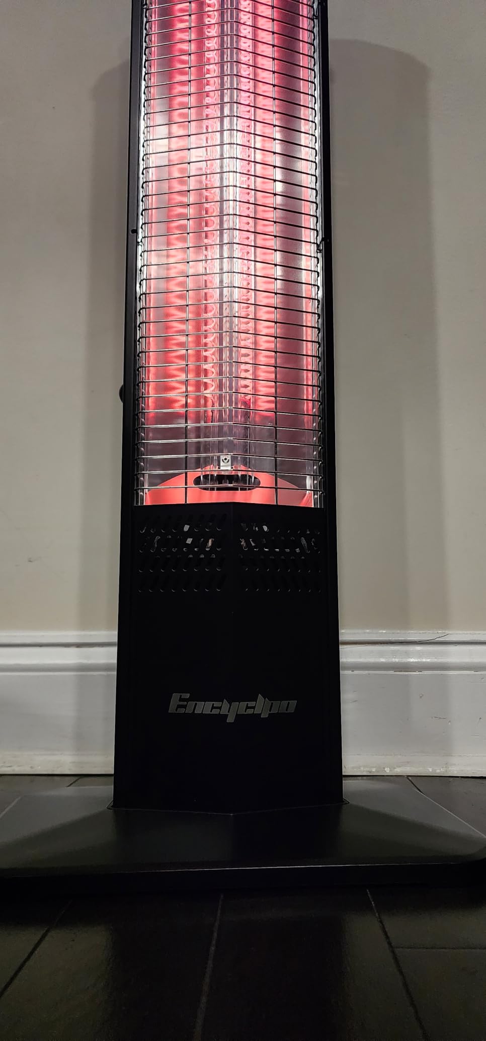 Patio Heater for Outdoor Use, 1500W Infrared, 36 in Portable Tower Heater, 3 Levels, IPX5 Waterproof, Tip-Over & Overheat Protection for Garage, Indoor, Large Room, Backyard, Home customer photo 2