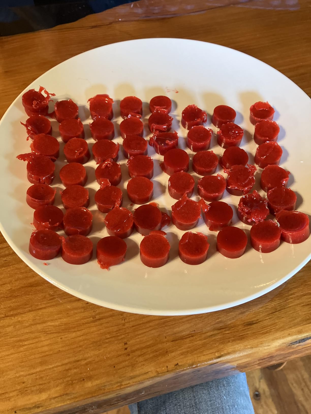 4 PCS Silicone Gummy Candy Molds, 55 Cavities Non-Stick Round Molds for Small Hard Candies, Chocolates, Caramels, Jello, Fruit Snacks customer photo 2