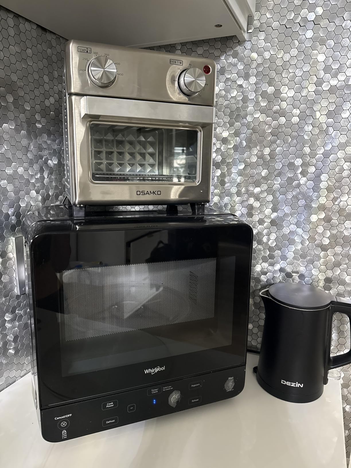 13QT Compact 6-in-1 Steam Oven, Stainless Steel Countertop Convection Oven, Fast Preheat, Air Fry, Bake, Roast, Broil, Reheat & Steam, Perfect for Small Contertop customer photo 1