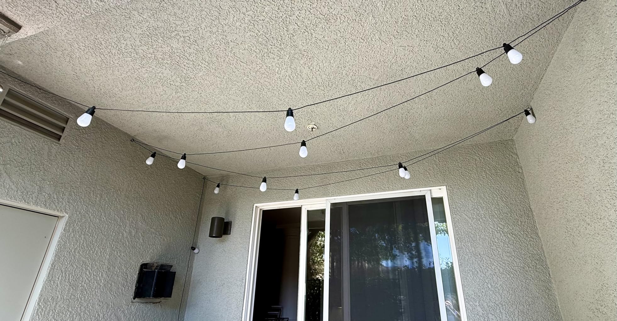 Lepro ZB1 AI Smart Outdoor String Lights APP Control, 100(88+12) ft RGB+IC+Warm White Outdoor Light 30 LED Bulbs, NOT Extendable, Alexa Google Enabled, Music Sync, NO Remote, 2.4 GHz WiFi+Bluetooth customer photo 2