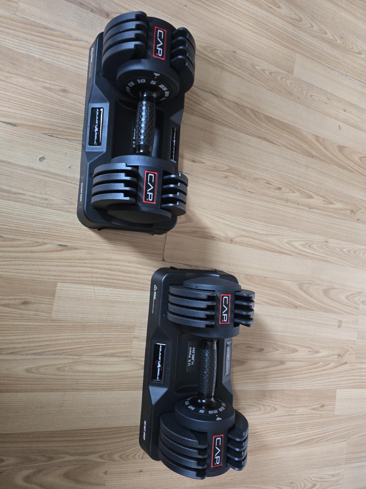 CAP ADJUSTABELL Adjustable Dumbbell Weights - Singles & Pairs | 12.5 lb, 25 lb & 55 lb | Multiple Handle Options customer photo 1