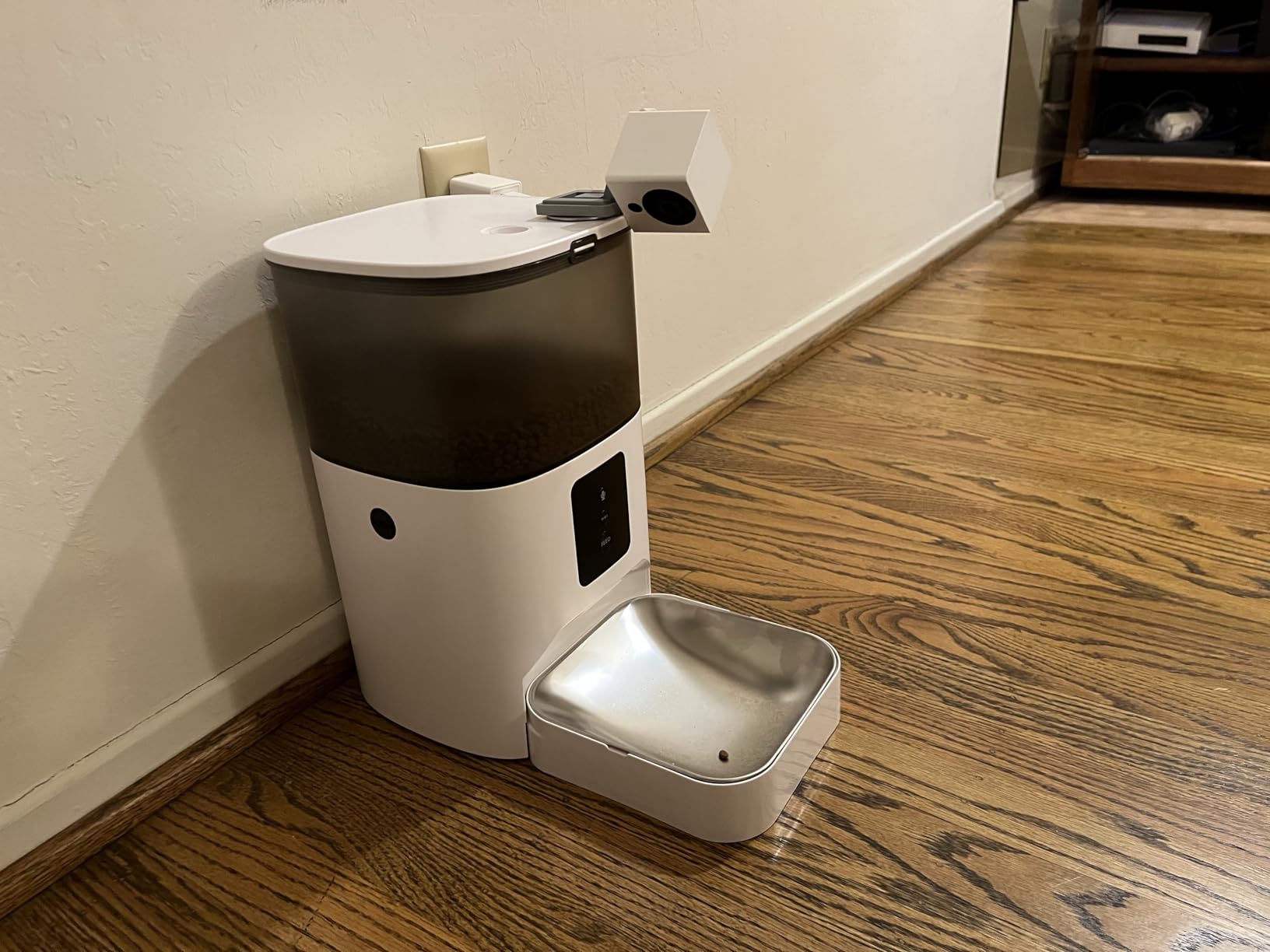 Automatic Cat Feeder, 4L Cat Food Dispenser with 10s Voice Recorder customer photo 2