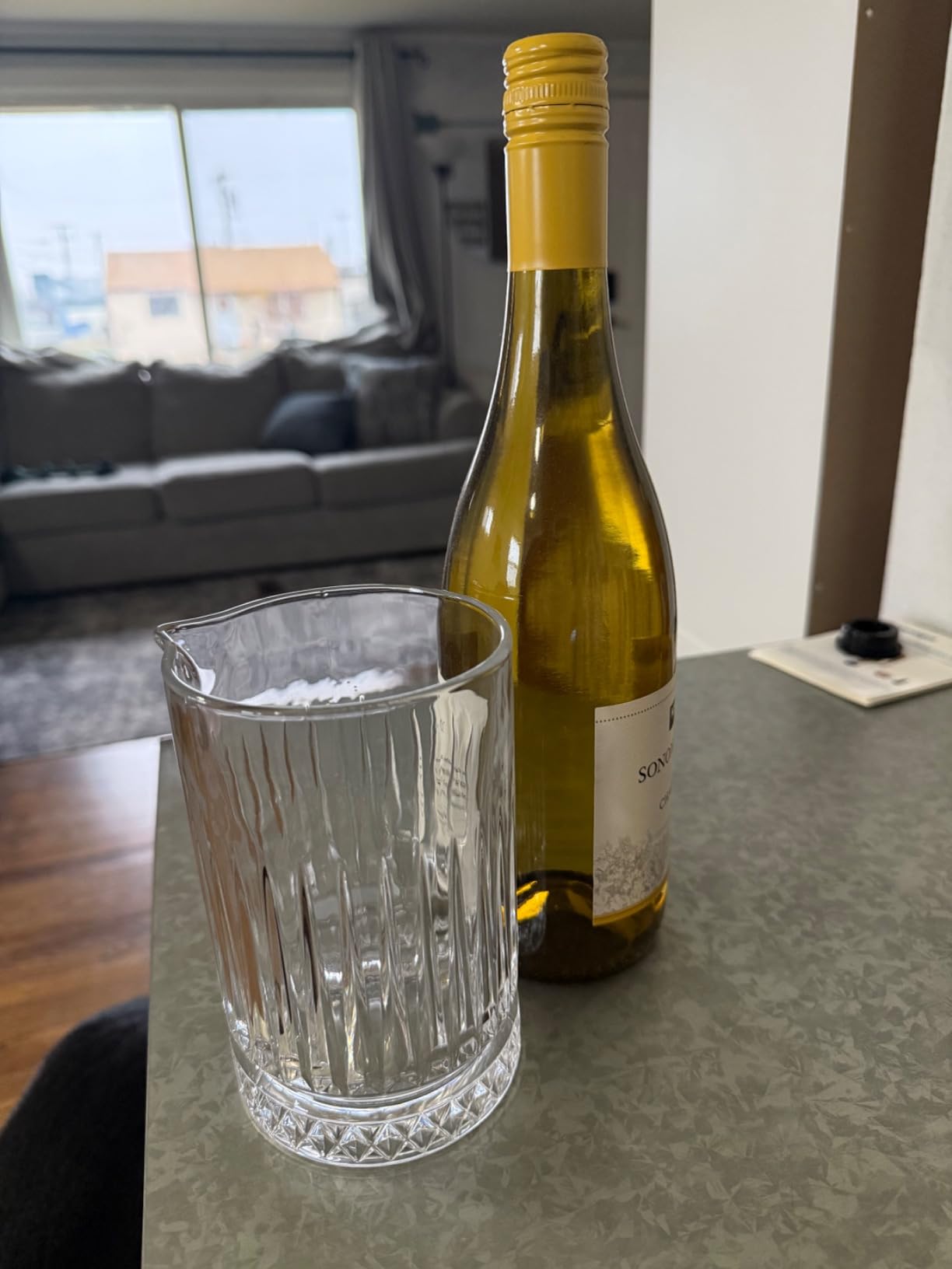 Cocktail Mixing Glass - Premium 22oz - Solid, Stable, Sturdy Hand Blown Crystal - Professional Quality Barware - Gift for Wedding, Anniversary, Birthday, Father's Day customer photo 2