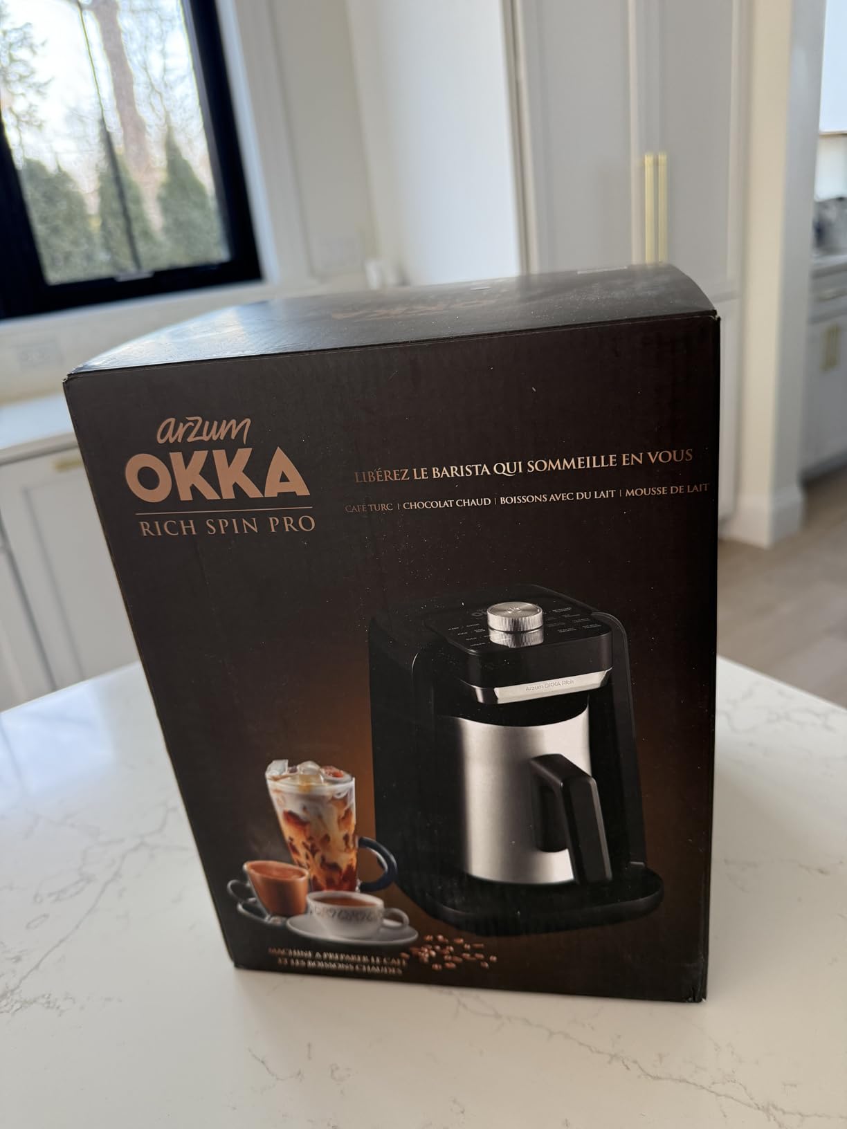 Rich Spin Pro Turkish Coffee and Hot Beverage Maker, Velvetiser, Milk Frother, 120V, 5 Cups, Stainless Steel Cooking Pot, Copper customer photo 2