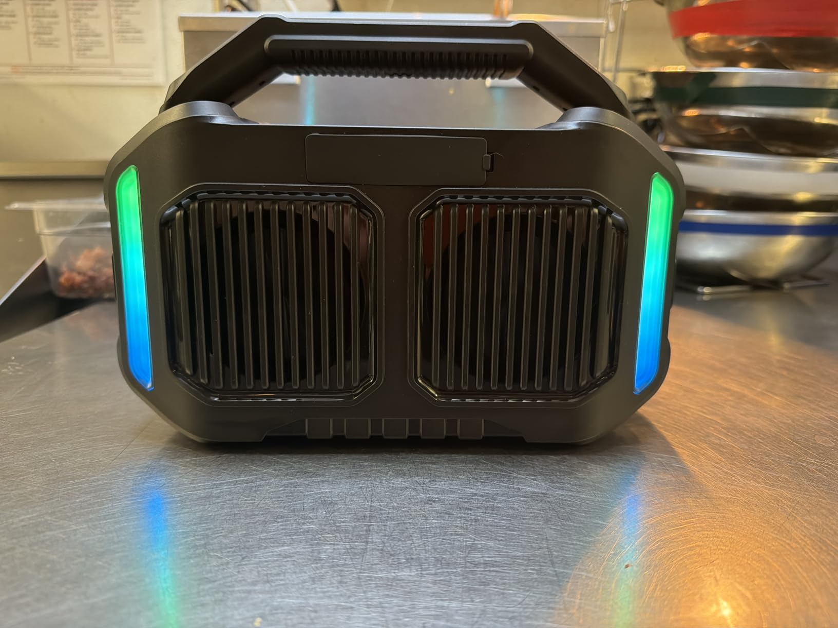 Speakers Bluetooth Wireless: 80W(Peak) Loud Speaker with Bass, 20H Playtime, IPX6 Waterproof, Large Jobsite Speakers for Work, Outdoor, Workshop, Garage, Portable Speaker with TWS (Black) customer photo 2