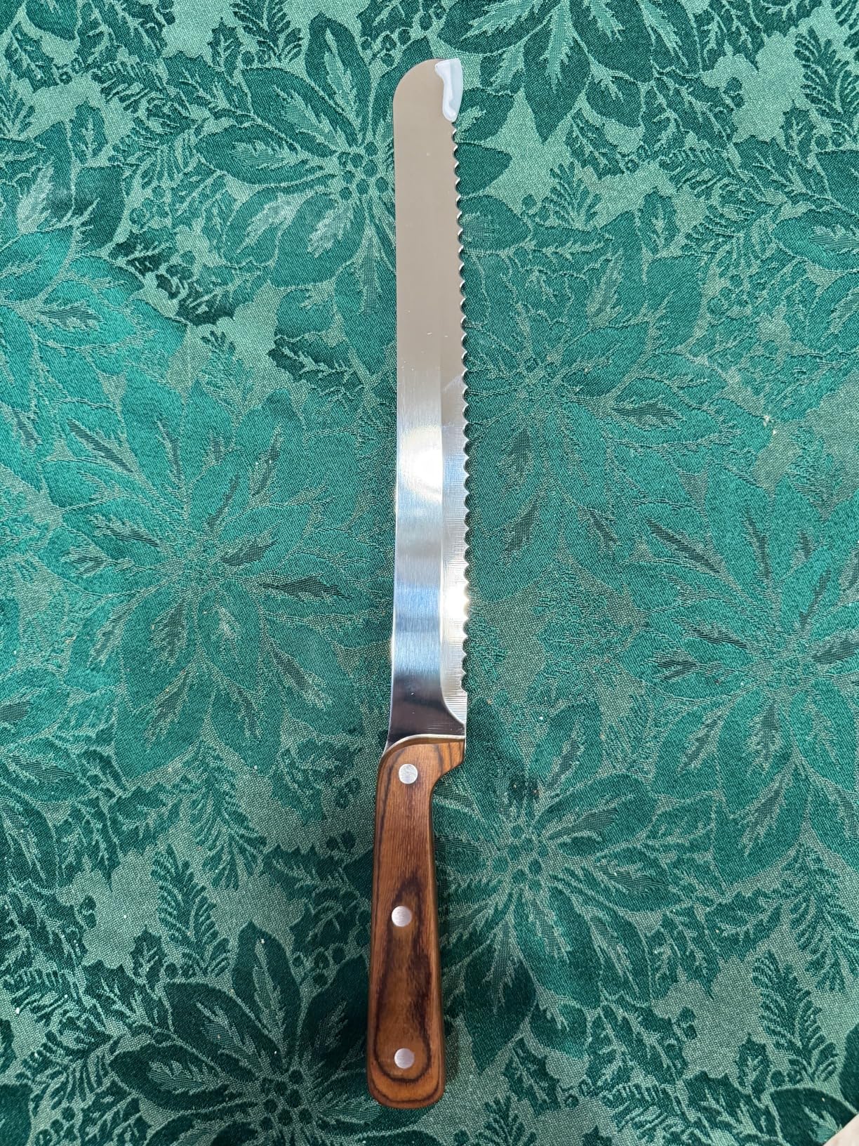 10.5-Inch Serrated Bread Knife with Full-Length Sheath - Ultra Sharp, Low-Crumb Slicing for Sourdough, Homemade Bread & Bagels customer photo 1