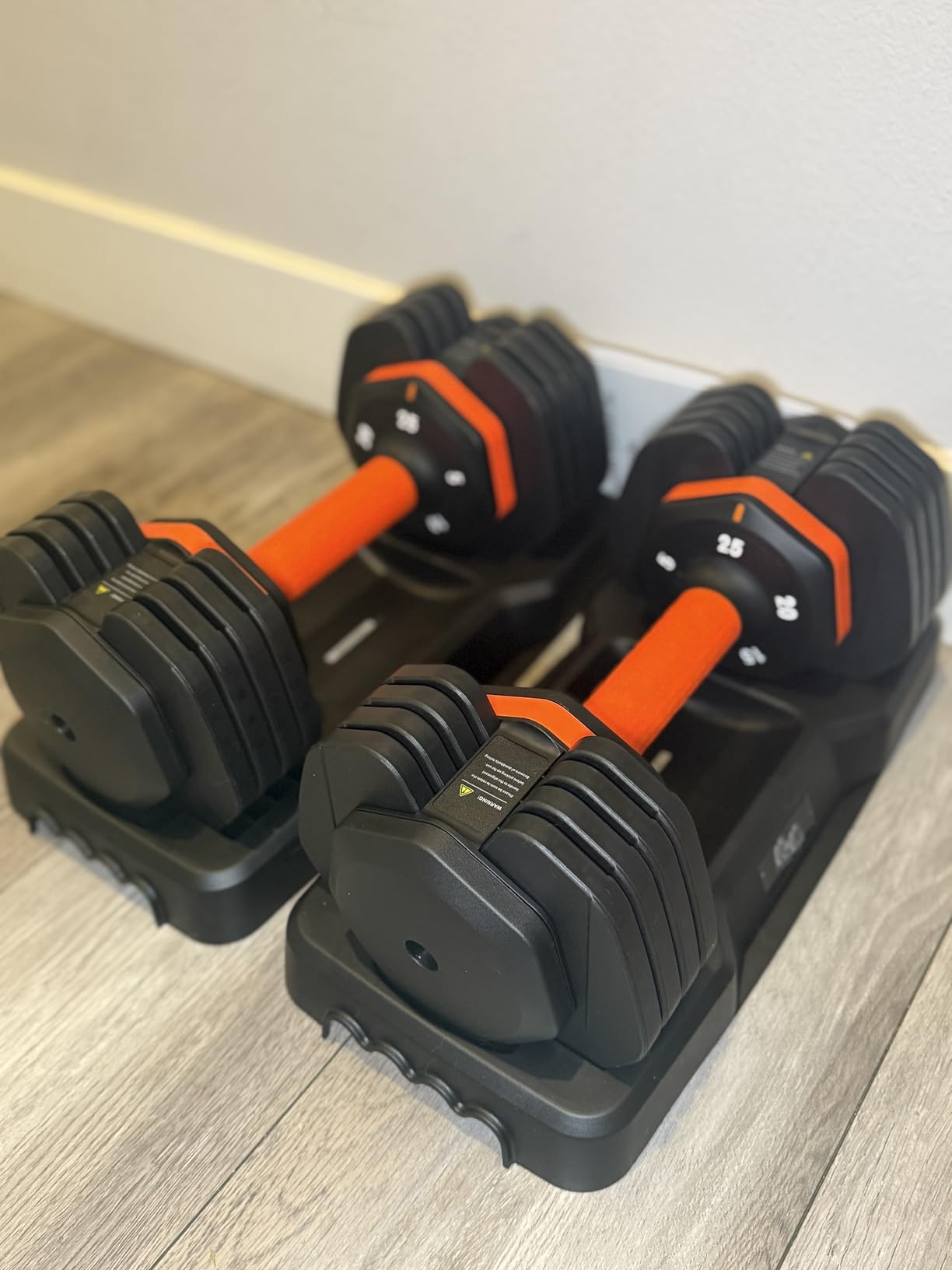2026 FDB2 Updated Adjustable Dumbbell Set of 2, 110lbs/50lbs Weights Dumbbell Set with Storage Box, 25lbs/55lbs Adjustable Weights with Anti-slip Silicone Grip, Weight Set For Home Gym Suit both Men and Women customer photo 1