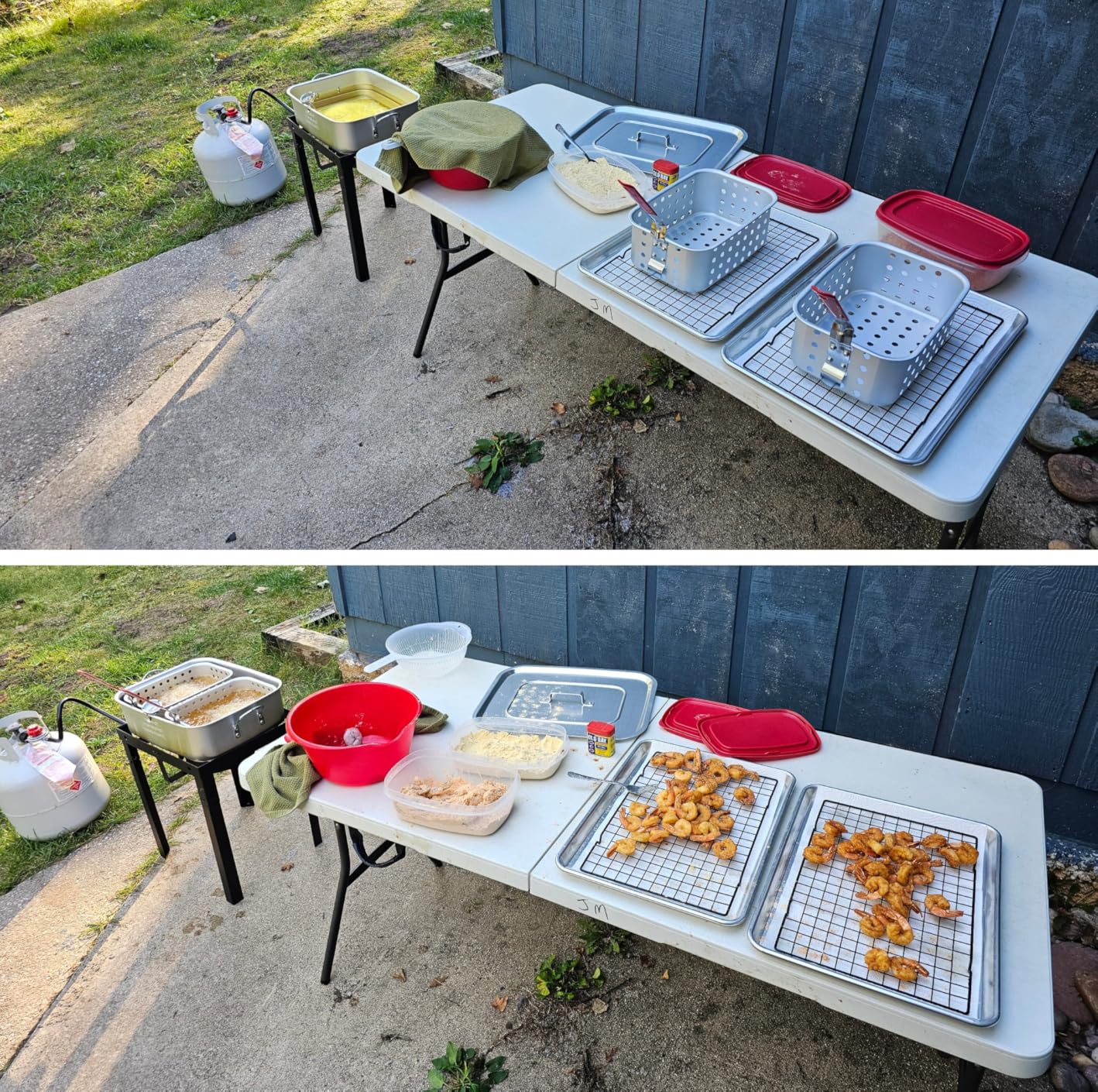58,000 BTU Outdoor Fish Fryer with Baskets and Lid, 18 Qt. Propane Deep Fryer and 2 Inner Baskets, Ideal for Frying Fish, Chicken Wings, French Fries customer photo 1