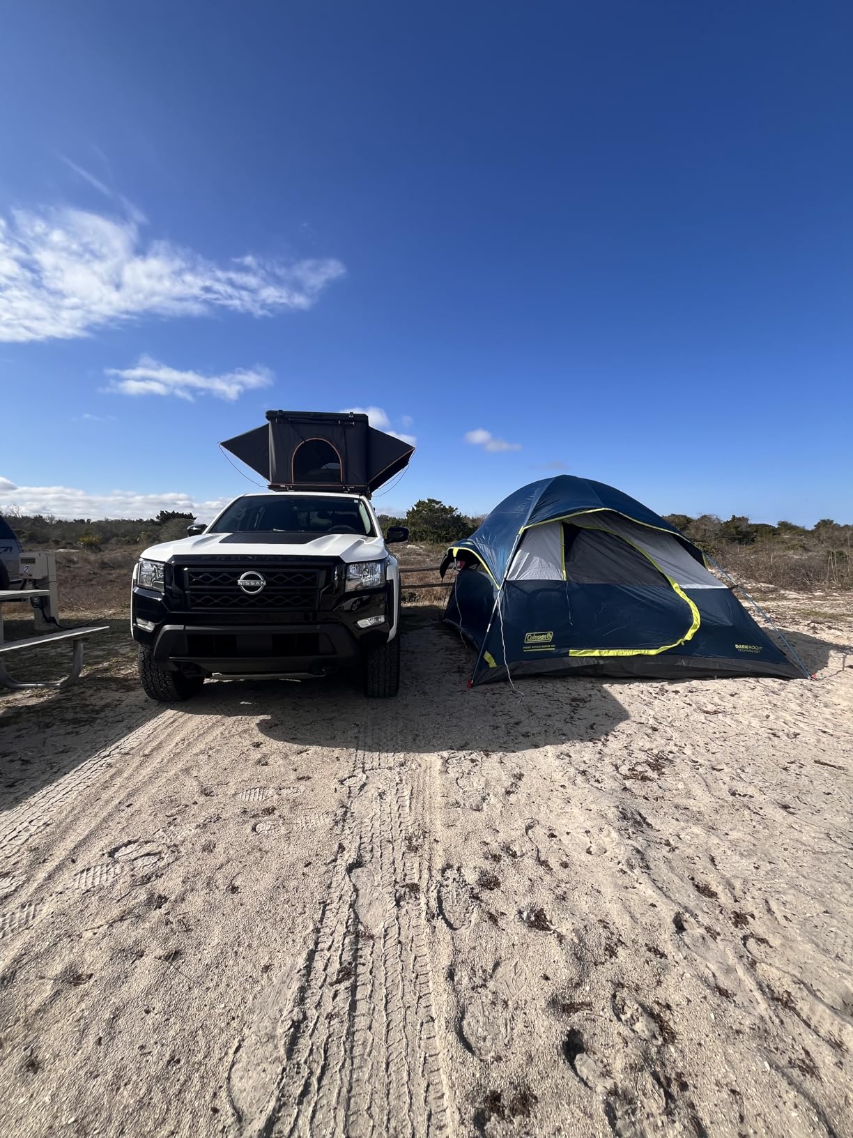 Alumnimun Rooftop Tent Hard Shell with Winter Insulation, Pop Up 2 Person Roof Top Hardshell for Camping Truck Van Suitable for Jeep SUV Car customer photo 2
