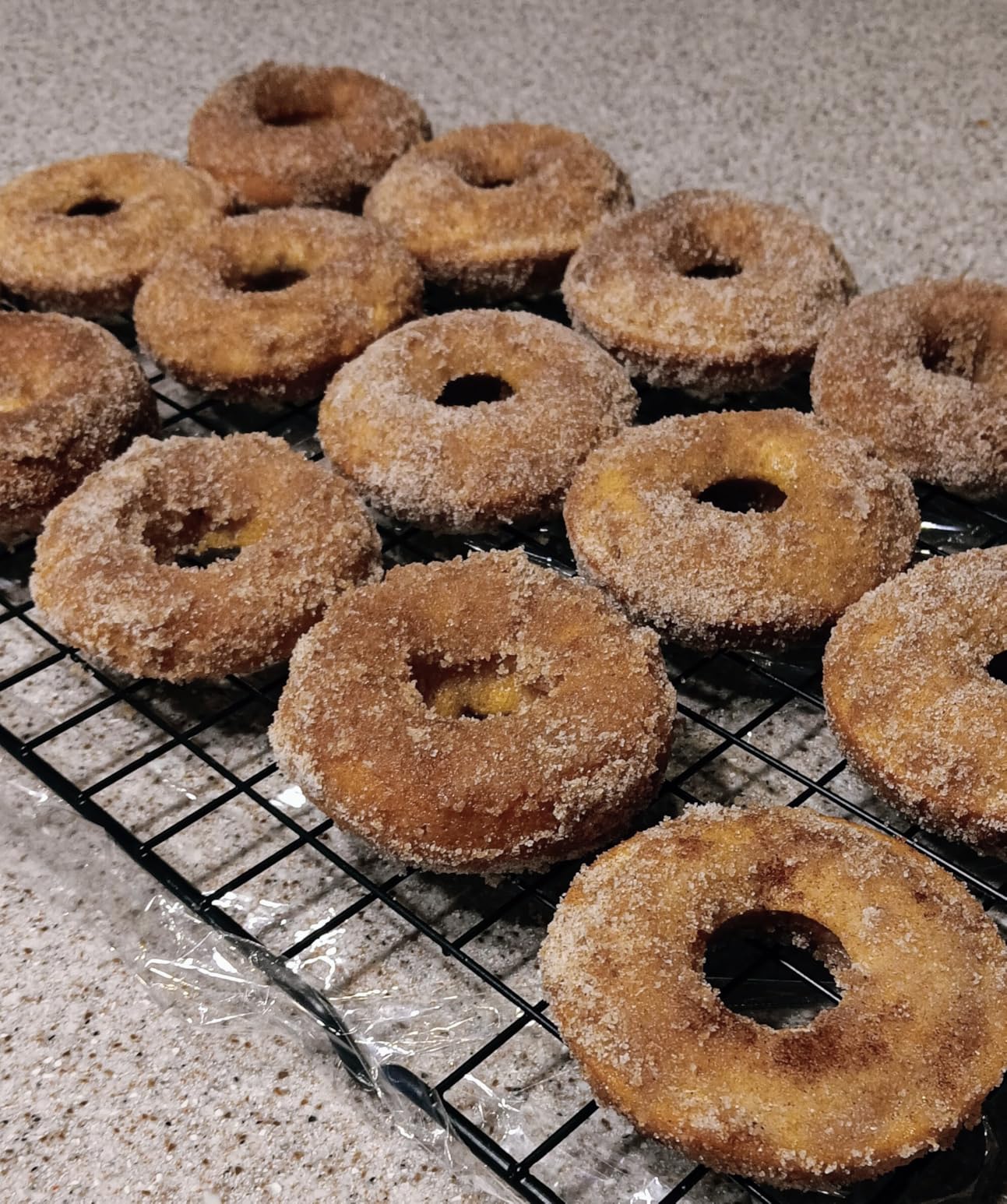 NutriChef Nonstick Donut Pans for Baking | 6 Durable & Easy to Clean Doughnut Molds | Fits Full-Sized Doughnuts | Oven Safe Up To 450F | Bake Perfect Donuts & Bagels | 2 Pack customer photo 2