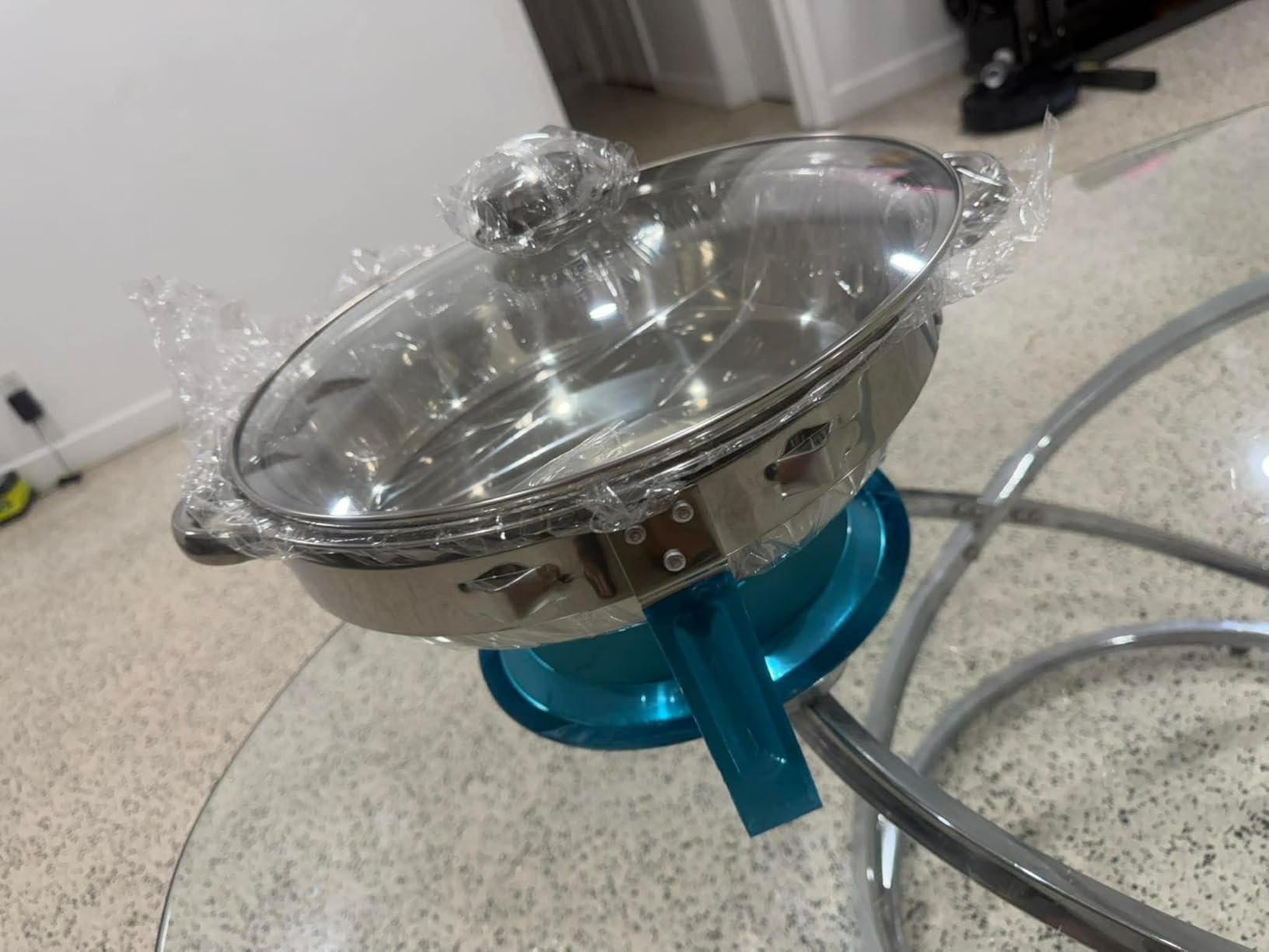 Chafing Dishes for Buffet Set: 100% Pre-Installed Chafers for Catering - Round Chafing Dish Buffet Set with Lids | Chafers and Buffet Warmers Sets | Serving Food Warmer | Chafers Servers Sets customer photo 2