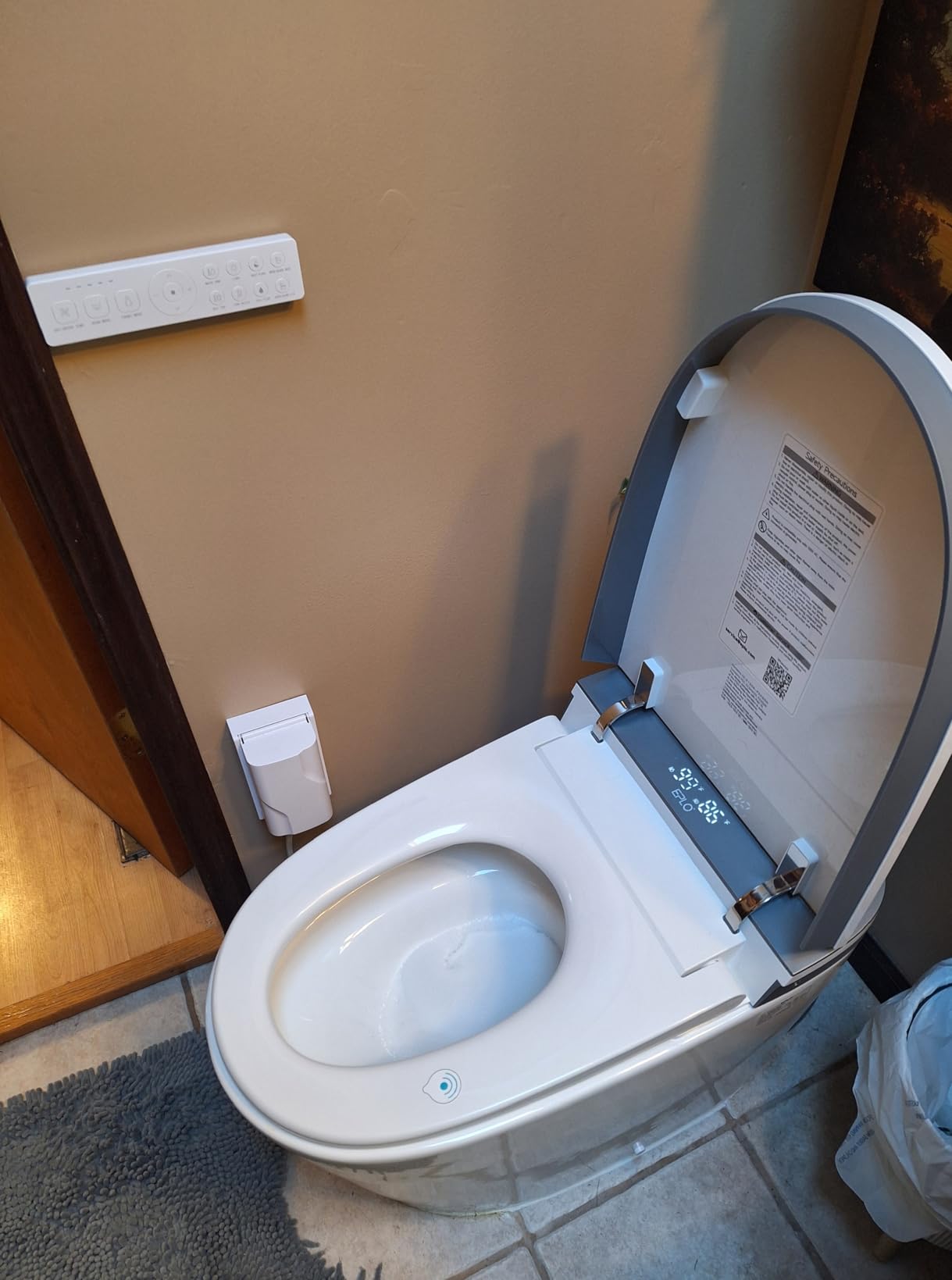 EPLO Smart Toilet Bidet with Auto Open Close,1000 Gram MaP Flush Score,Foam Dispenser, ADA Comfort Height, Blackout Flush,Auto Flush,Heated Seat,One Piece Elongated Toilet with Tank Built in U8MAX customer photo 1