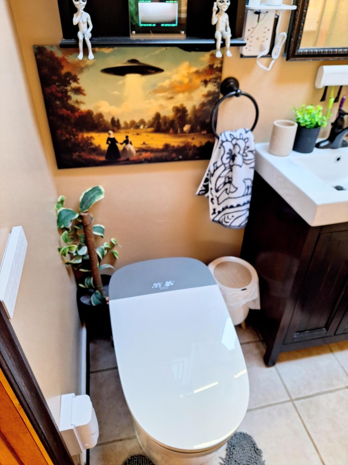 EPLO Smart Toilet Bidet with Auto Open Close,1000 Gram MaP Flush Score,Foam Dispenser, ADA Comfort Height, Blackout Flush,Auto Flush,Heated Seat,One Piece Elongated Toilet with Tank Built in U8MAX customer photo 2