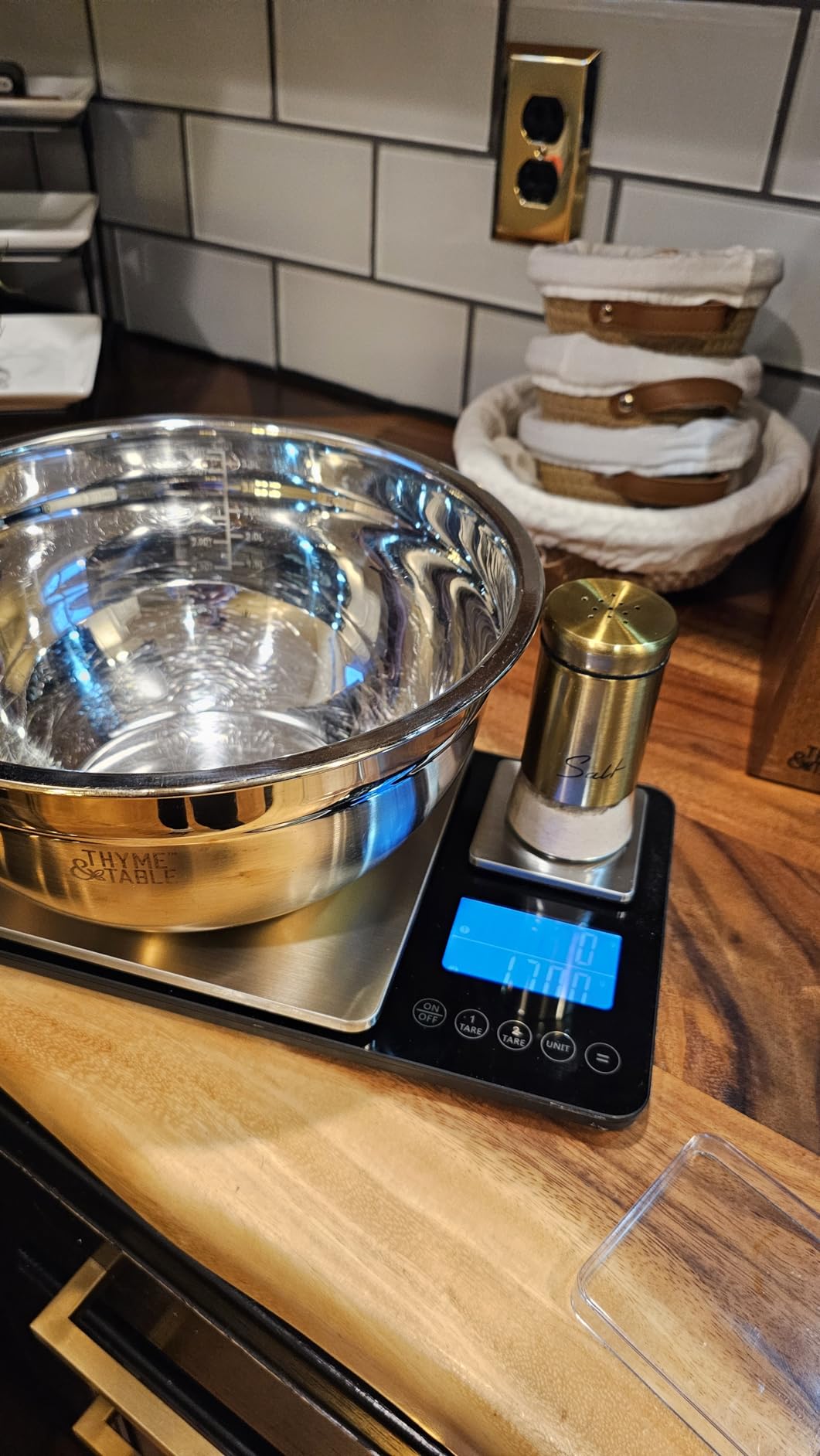 0.001oz/33lbs Dual Platform Food Kitchen Scales Digital Weight Grams and Ounces, Two Precisions Kitchen Scale for Sourdough Bread, Baking and Cooking with 7 Units Tare, Accumulation Functions customer photo 1
