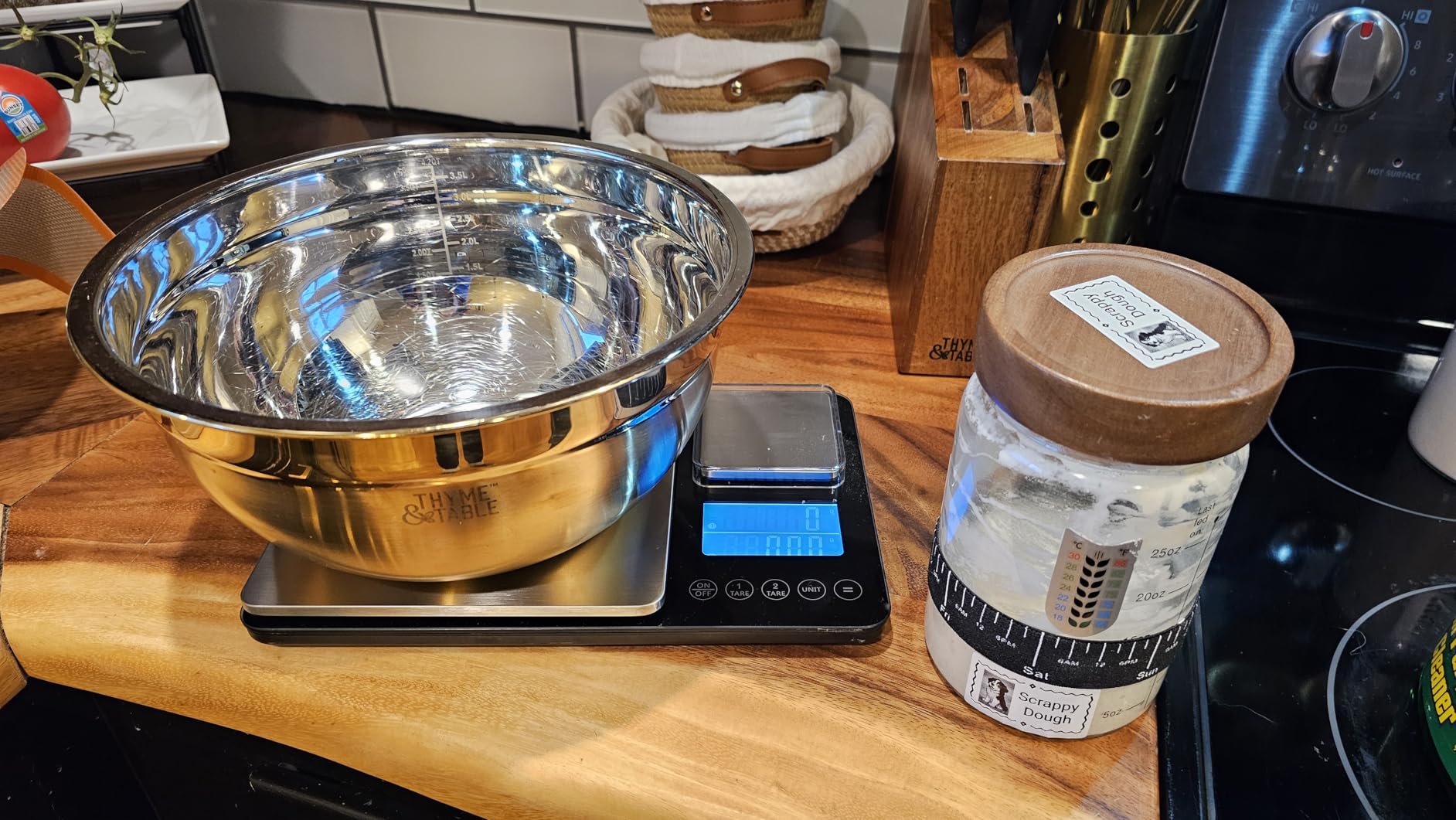 0.001oz/33lbs Dual Platform Food Kitchen Scales Digital Weight Grams and Ounces, Two Precisions Kitchen Scale for Sourdough Bread, Baking and Cooking with 7 Units Tare, Accumulation Functions customer photo 2