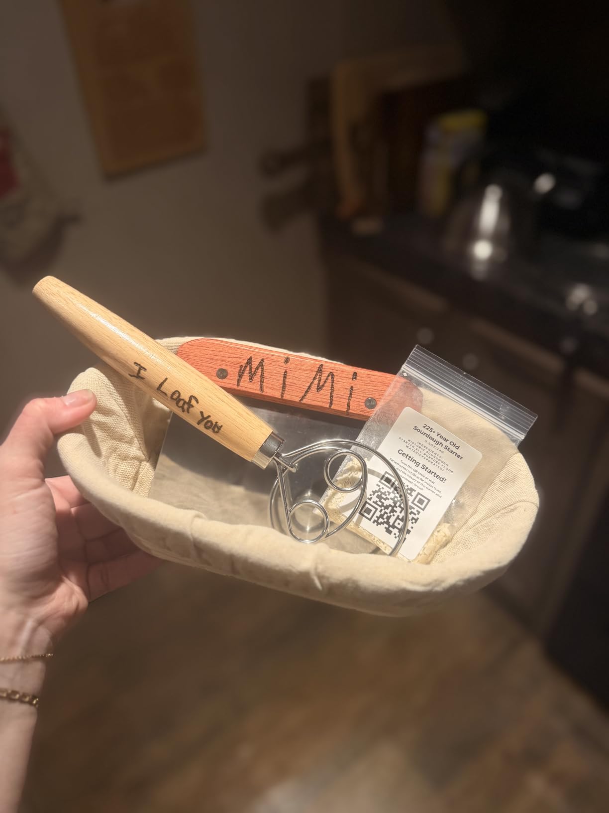 Sourdough Proofing Basket Gift Set, 9