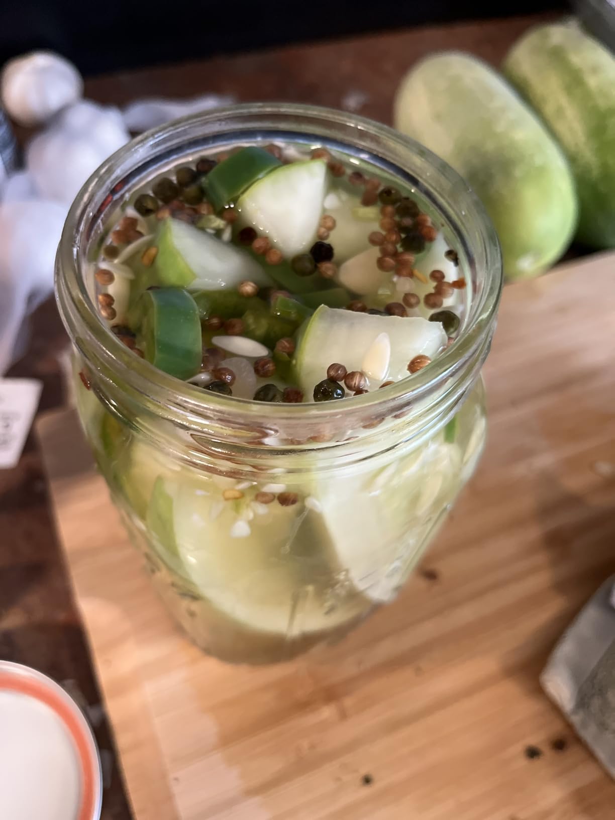 WELLIFE Wide Mouth Mason Jars, 12 Pack Mason Jars 32 oz for Pickling, Canning, Fermenting and Food Storage, Microwave & Dishwasher Safe customer photo 1