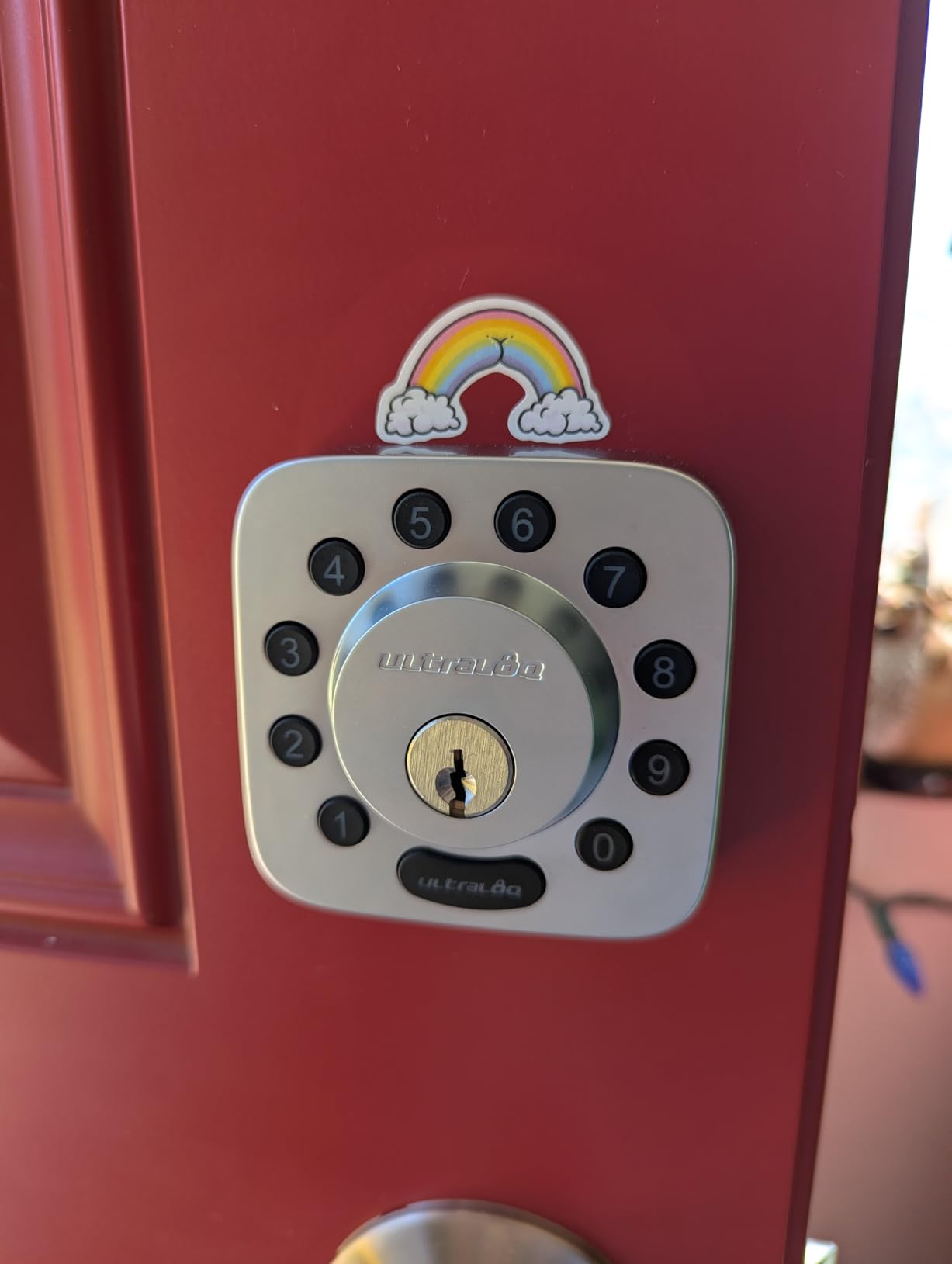 ULTRALOQ Bolt Fingerprint WiFi Smart Lock, Works with Apple Home, Siri, Alexa, 8-in-1 Keyless Entry with Fingerprint ID, App Remote Control, Keypad Deadbolt, BHMA Cert., Easy Install, 10 Mo. Battery customer photo 2
