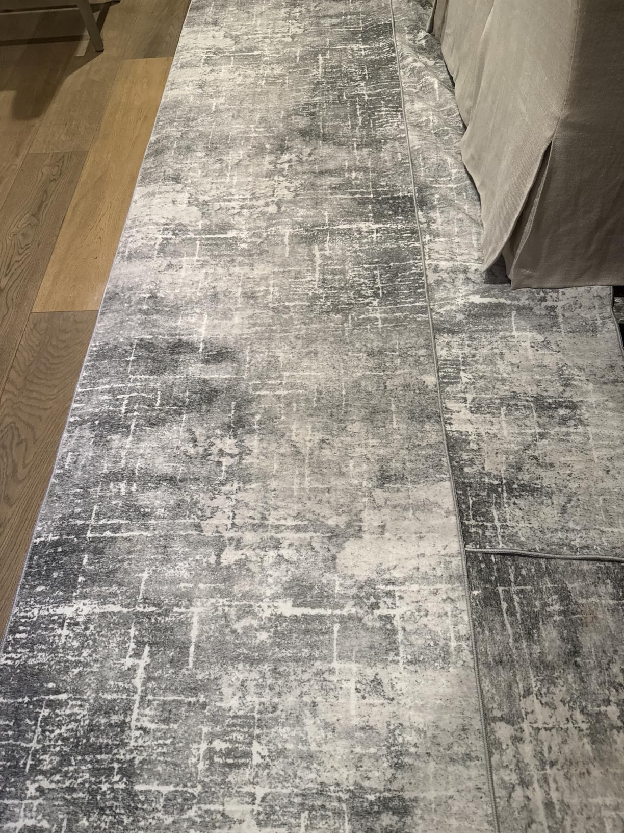 8x10 Living Room Rug for Family- Washable Oriental Stain Resistant Rugs for Bedroom Nursery Non Slip Ultra Soft Carpet for Dining Room Medallion Farmhouse Home Decor Floor Decoration Mat (8x10 Beige) customer photo 2