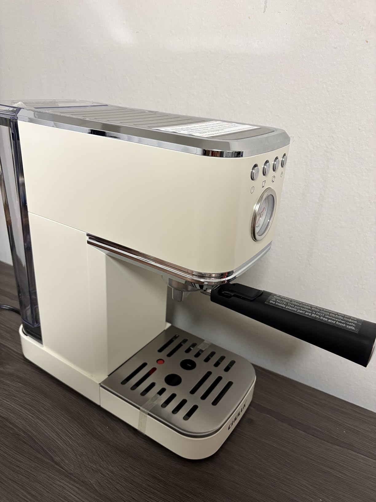 CHULUX Slim Espresso Machine with Milk Frother, 20 Bar Professional Italian Pump Espresso Coffee Machine for Home Cappuccino & Latte Maker, Stainless Steel customer photo 1