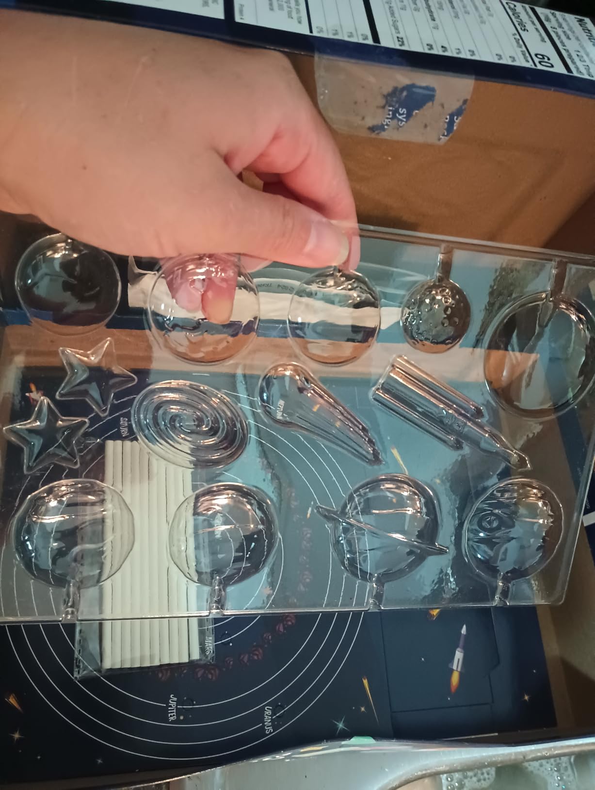 Thames & Kosmos Space Gummy Candy Lab | Tasty Labs STEM Experiment Kit, Make Space-Themed Gummy Pops & Candies, Explore Chemistry in Cooking, Safe to Eat, Made in USA, Food Ingredients Included customer photo 2