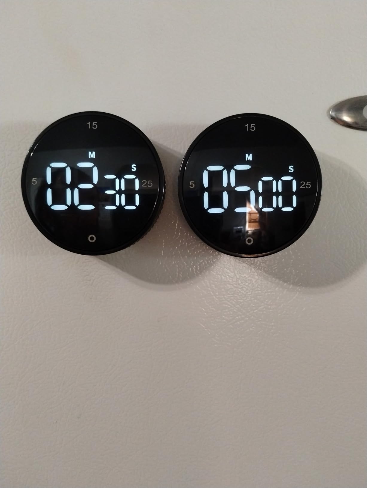 USB Rechargeable Magnetic Kitchen Timer for Cooking, Building 800mAh Battery Large Display Digital Countdown Countup Timer, 3 Preset 5/15/25 Mins Loud Alarm for Baking Grilling Studying customer photo 2