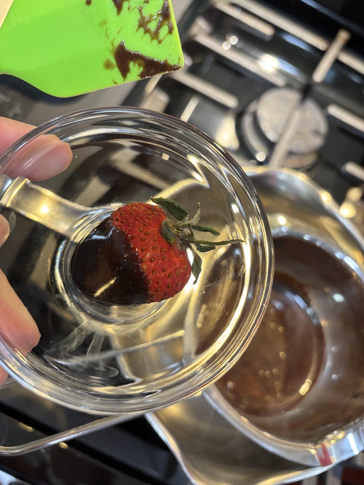 480ML Stainless Steel Double Boiler Universal Melting Pot for Melting Chocolate, Candy, Candle, Soap and Wax(304 Steel) customer photo 2