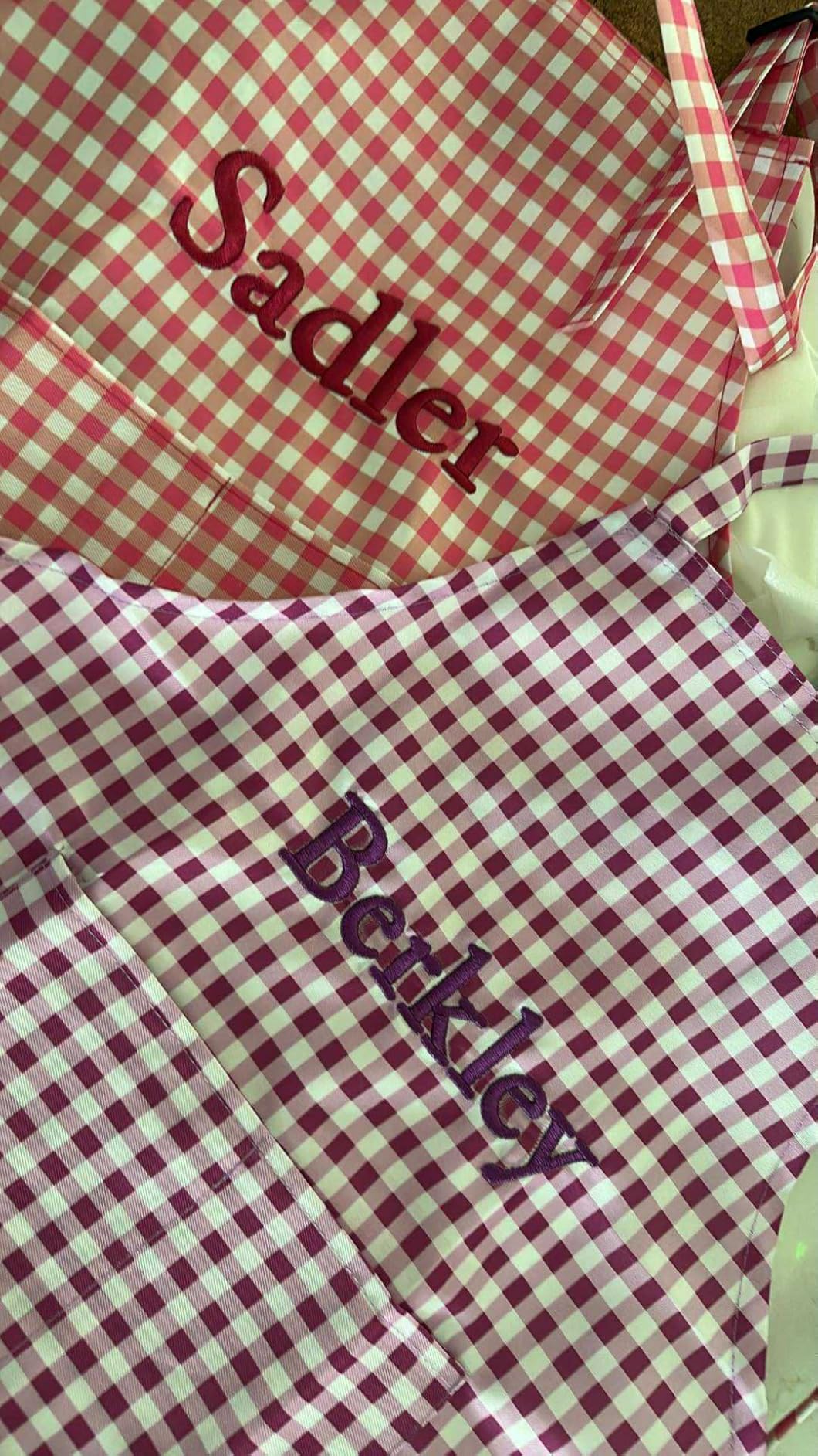 Kids Aprons for Girls Toddler Aprons for Kids Toddler with Pocket for Painting Cooking Baking Art Gardening Craft customer photo 1