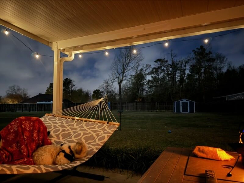 ANAGOO Double Hammock with Stand, Heavy Duty Outdoor Hammock for Two, 500 LBS Capacity customer photo 1