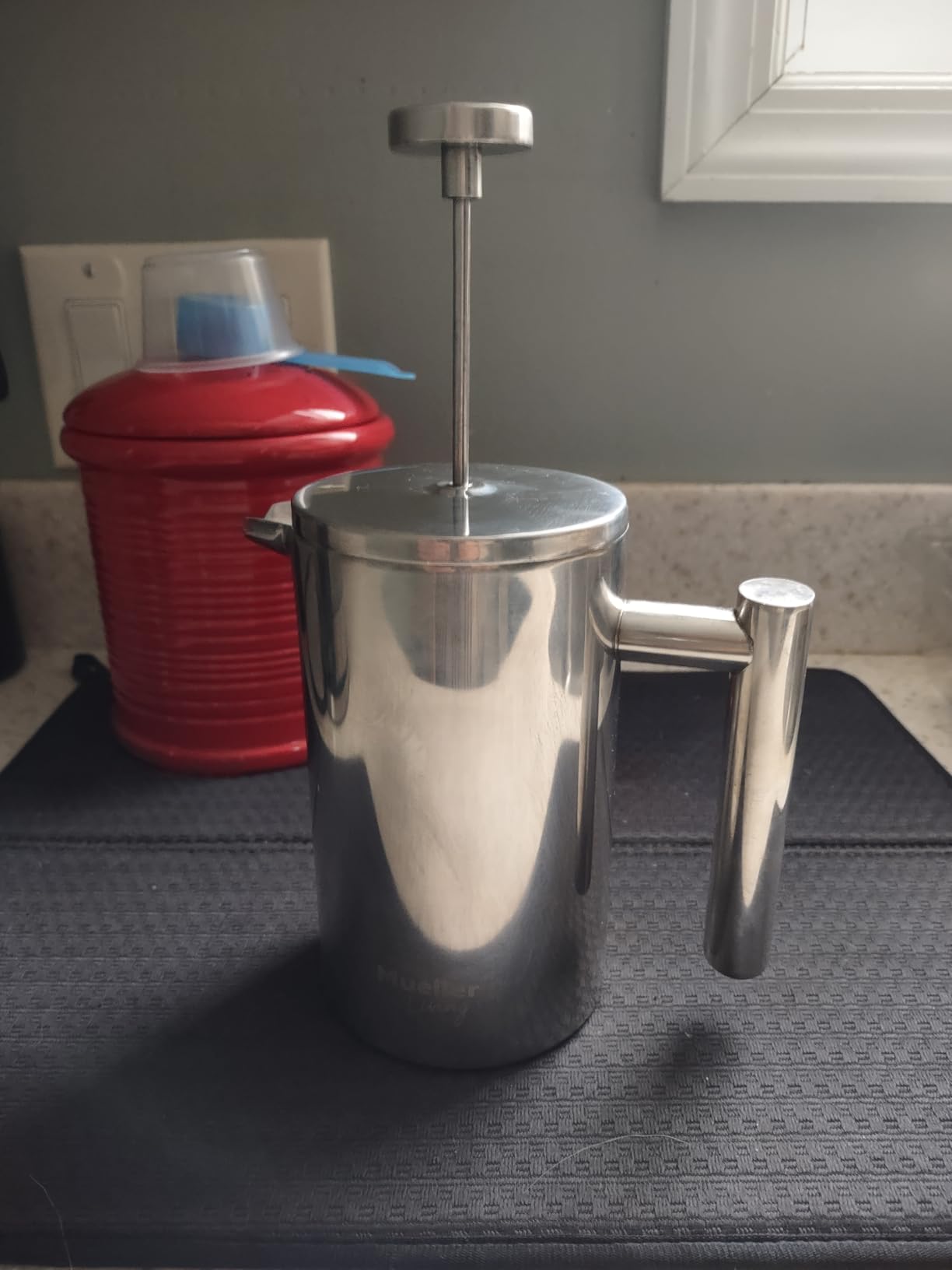 Mueller Rapid Boil Electric Tea Kettle 1.8L - Borosilicate Glass & Stainless Steel - BPA-Free Hot Water Boiler, LED Light, Auto Shut-Off, Boil Dry Protection Fast Water Heater - Kitchen Appliances customer photo 2