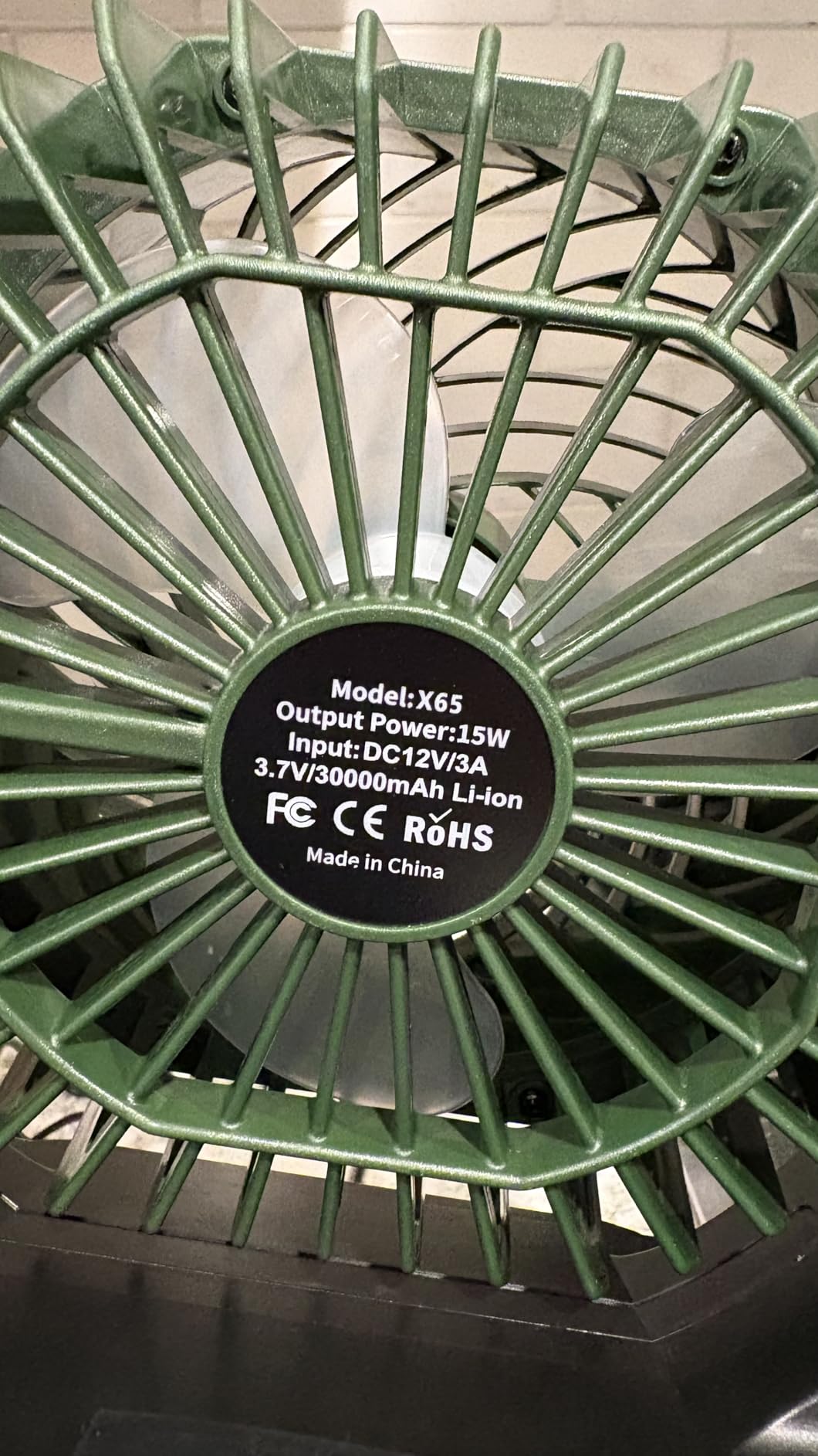 Portable Misting Fan with Remote & 30000mAh Rechargeable Misting Fans for Outside Patios Camping Beach & Workshops Mist Fan Portable for Outdoor/Indoor 2L Built-in Water Tank RGB 4 Speeds & Spray customer photo 1