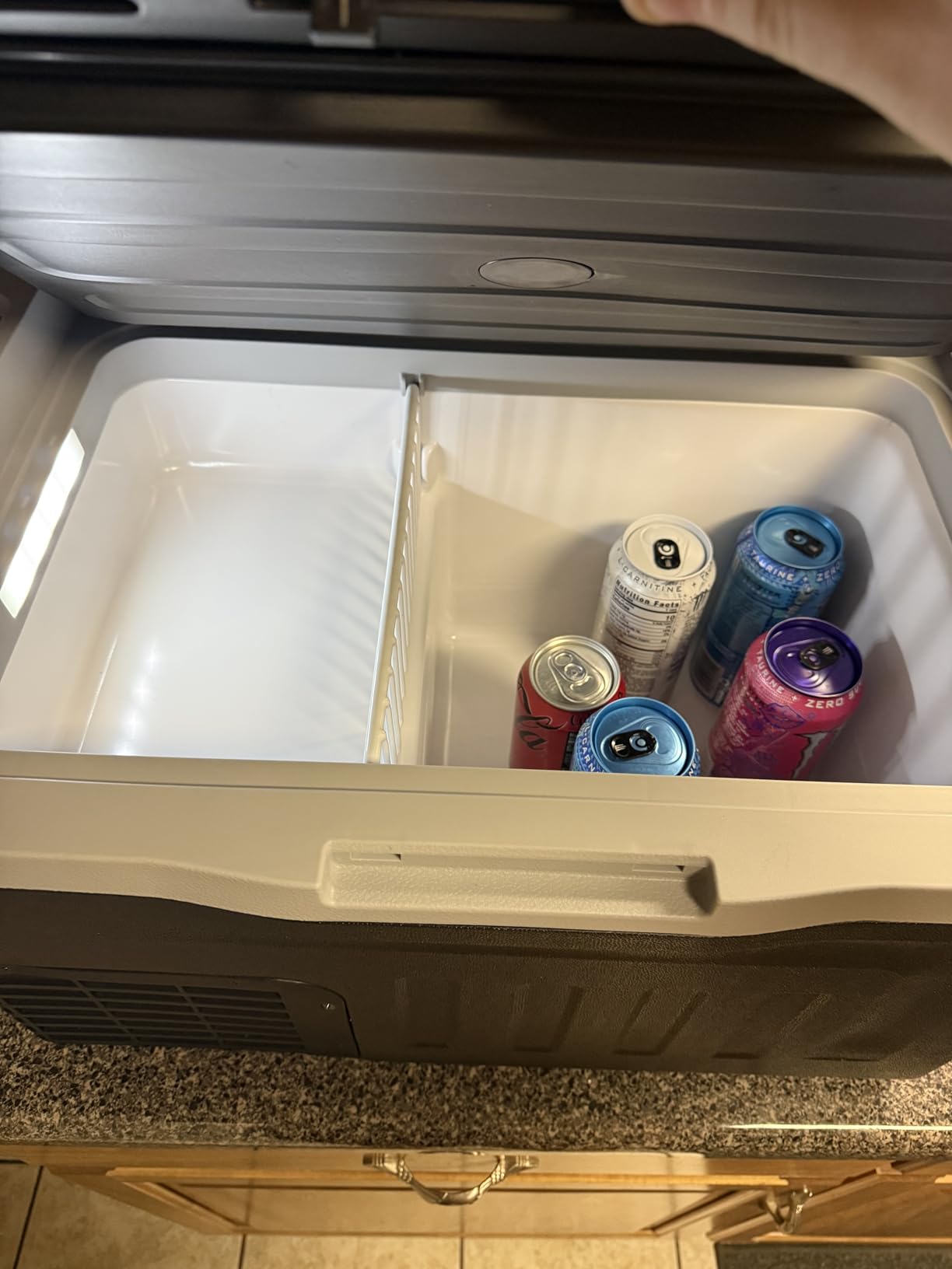 Frigidaire 2-in-1 Portable 12/24V DC & 110-240V AC Compressor Fridge Freezer - Compact for Travel, Car, Camping, Road Trips, Home, Dual Voltage 21qt customer photo 2