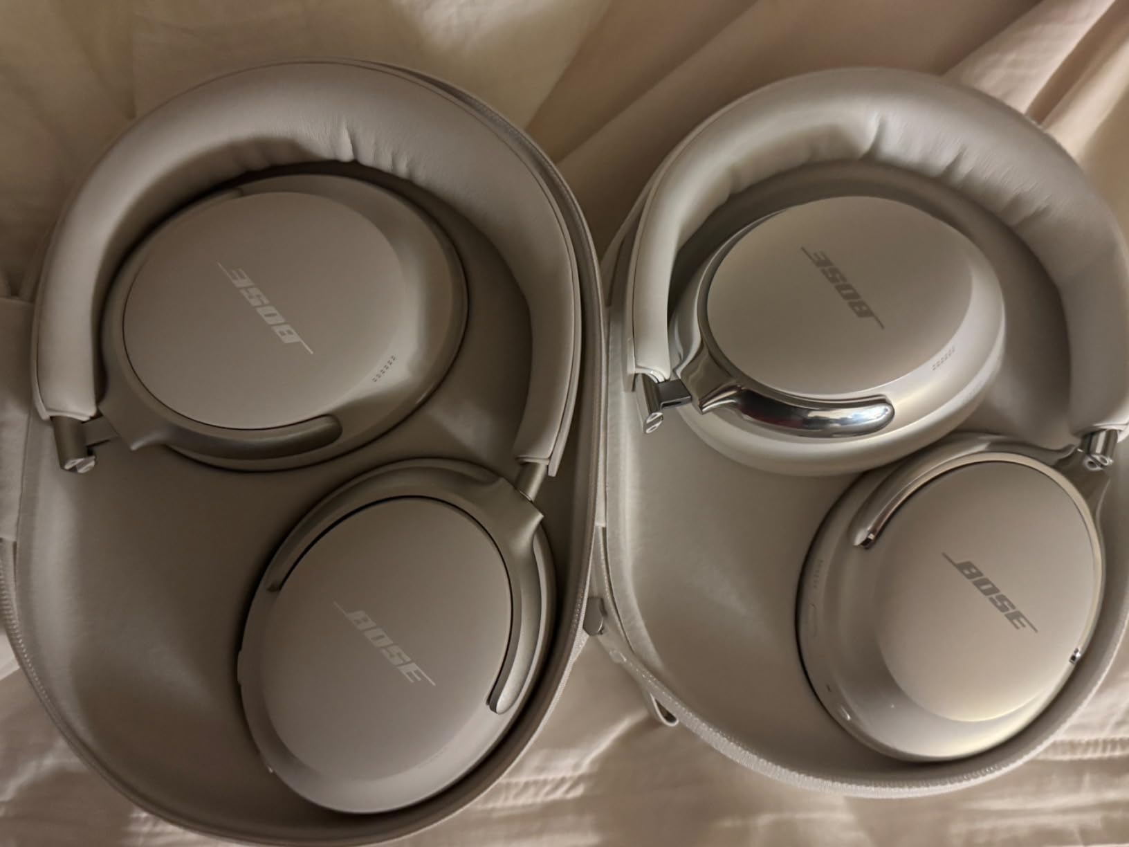 Bose QuietComfort Ultra Bluetooth Headphones, Wireless Headphones with Spatial Audio, Over Ear Noise Cancelling with Mic, Up to 24 Hours of Playtime, Deep Plum - Limited Edition Color customer photo 2