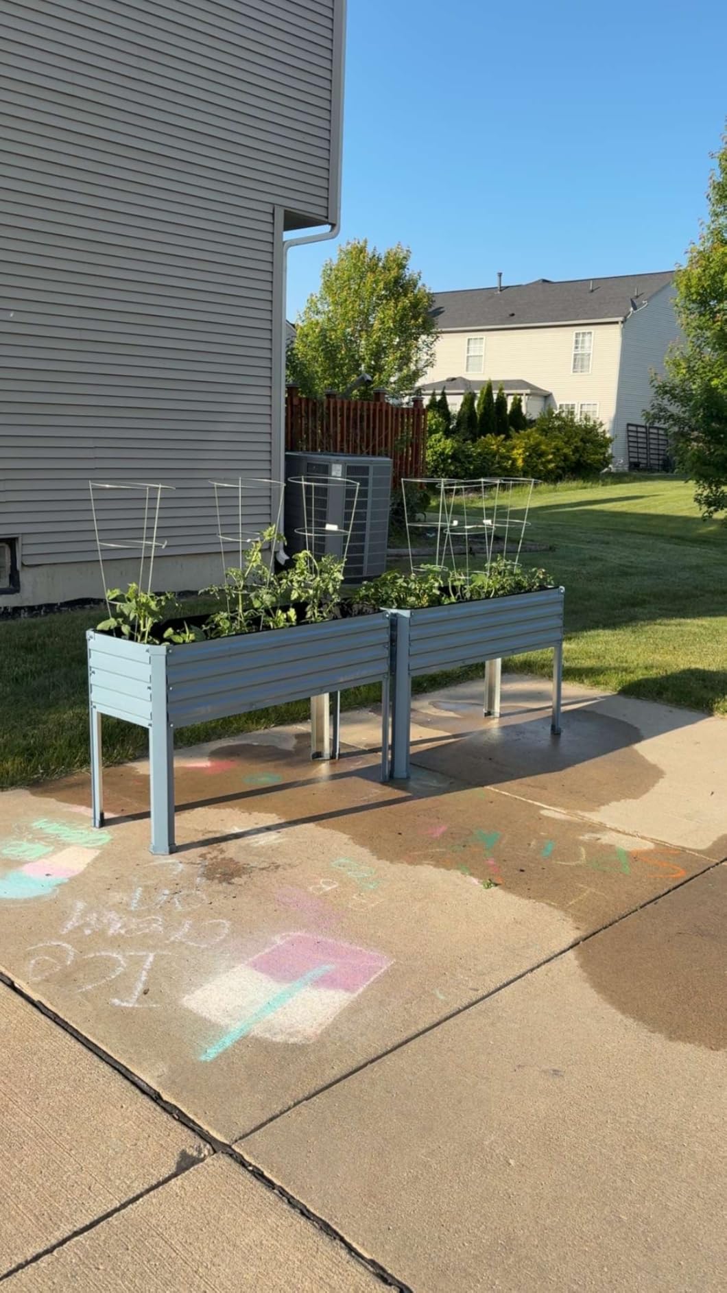 Best Choice Products 48x24x30in Galvanized Raised Garden Bed, Metal Elevated Planter Box, Vegetable Garden for Backyard, Patio, Balcony, 100% Non Toxic Materials - Charcoal customer photo 1