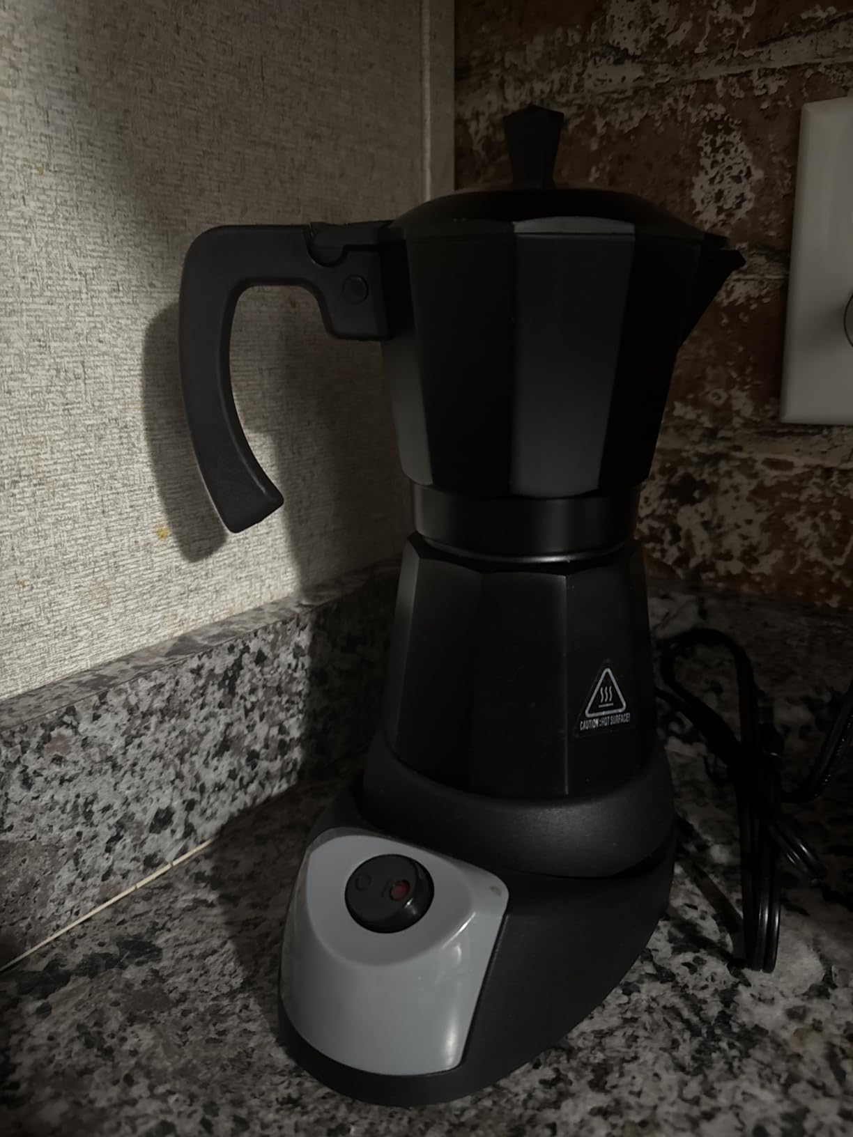 Electric Stainless Steel Moka Pot 6 Cup 300ml Mocha Pot Espresso Maker with Detachable Base Ideal Coffee Maker for Home Italian and Cuban Cafe customer photo 1