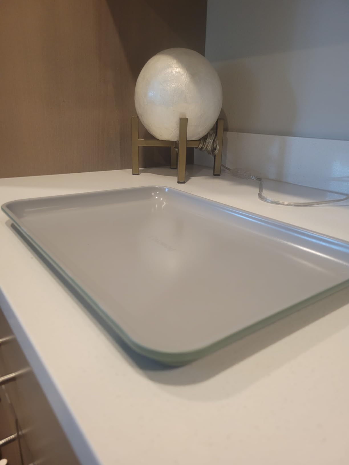 OXO Good Grips Non-Stick Pro Ceramic Coated Metal Bakeware 3-Piece Sheet Pan Set - Storm Blue customer photo 2