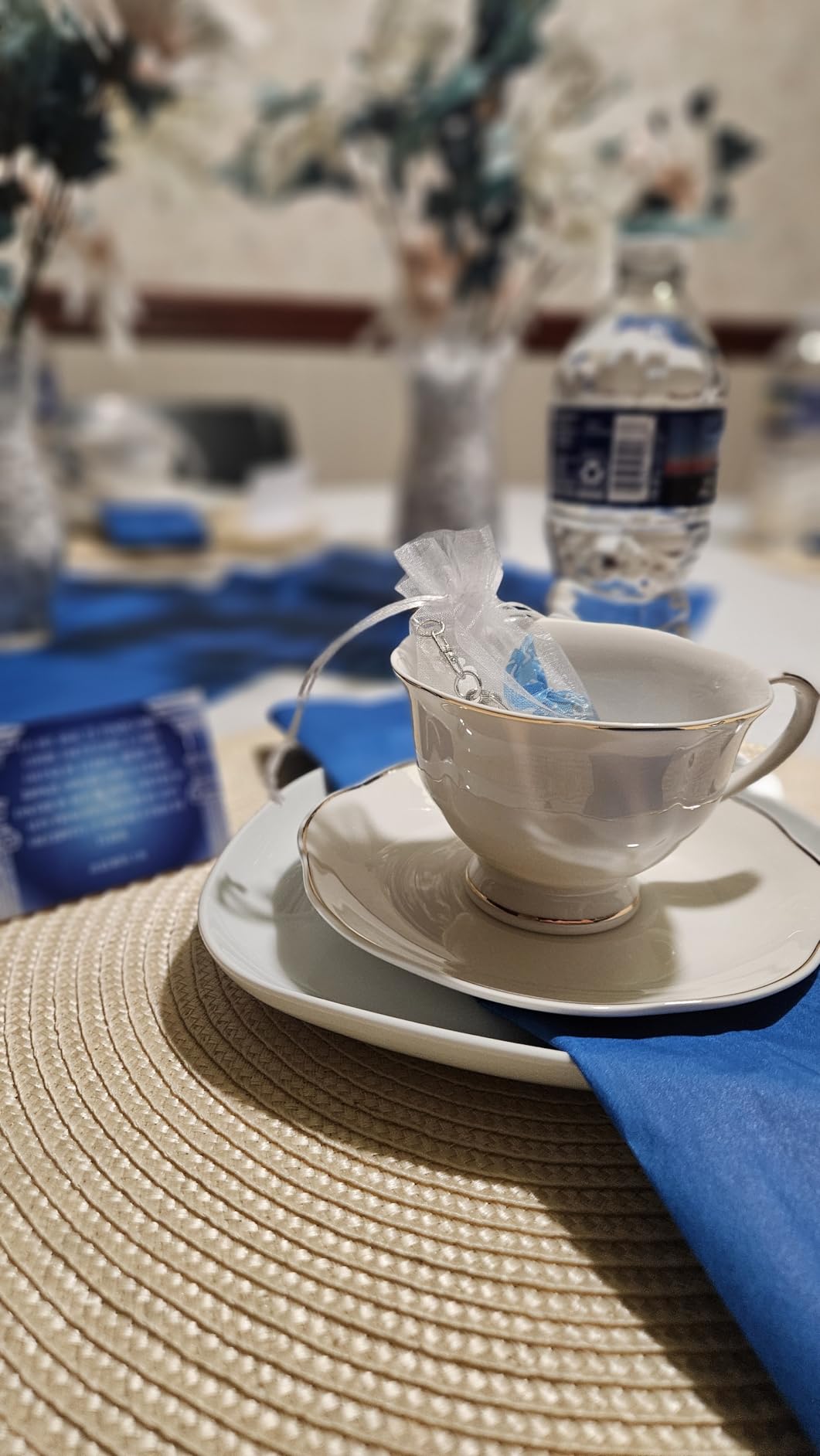 White Porcelain Demitasse Set of 8 (16-Piece) - 2.5oz Espresso Cups & Saucers, Elegant White & Gold Trim Coffee Set for Turkish Coffee, After Dinner, Gift Giving customer photo 2
