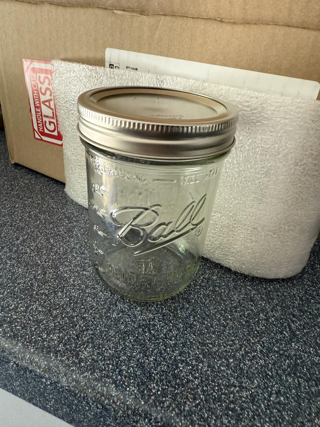 Ball - 16 oz Wide Mouth Glass Mason Jars | 6 Pack Jars with Airtight Lids | Large Glass Jar for Food Storage with Lids | Ideal for Canning, Fermentation, Pickling, Kombucha Brewing customer photo 2