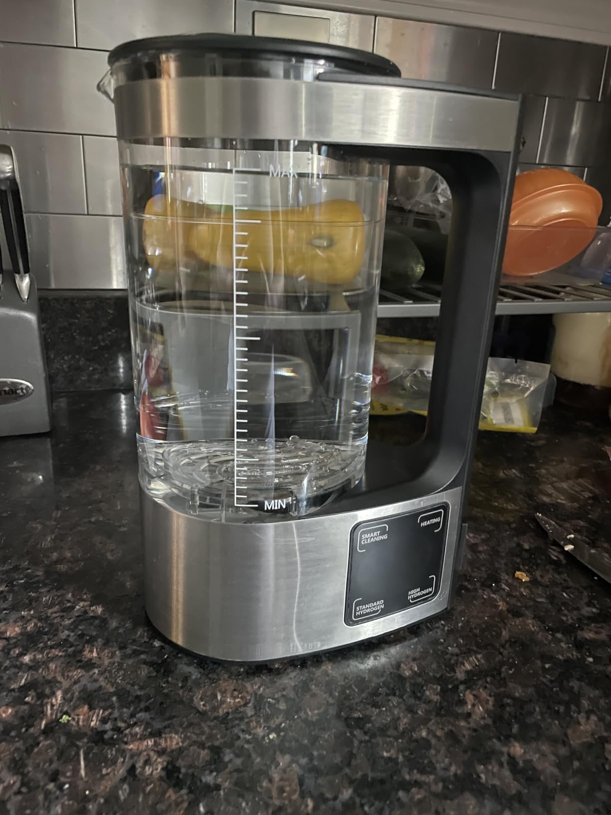 Hydrogen Water Machine Generator | 1800 PPB High Concentration, Portable Hydrogen Water Maker with SPE and PEM Technology for Home, Gym & Travel, Alkaline pH Balance Technology customer photo 1