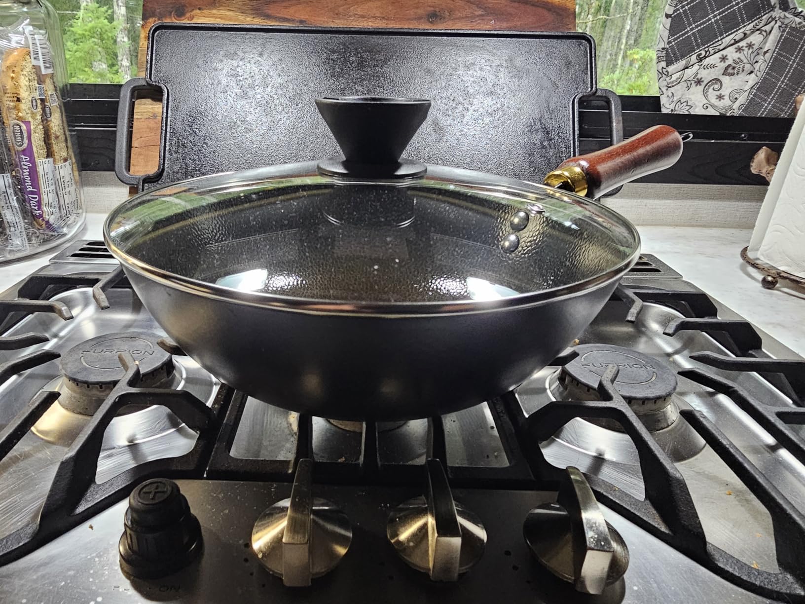 Souped Up Recipes 10 Inch Carbon Steel Wok For Electric, Induction and Gas Stoves customer photo 1