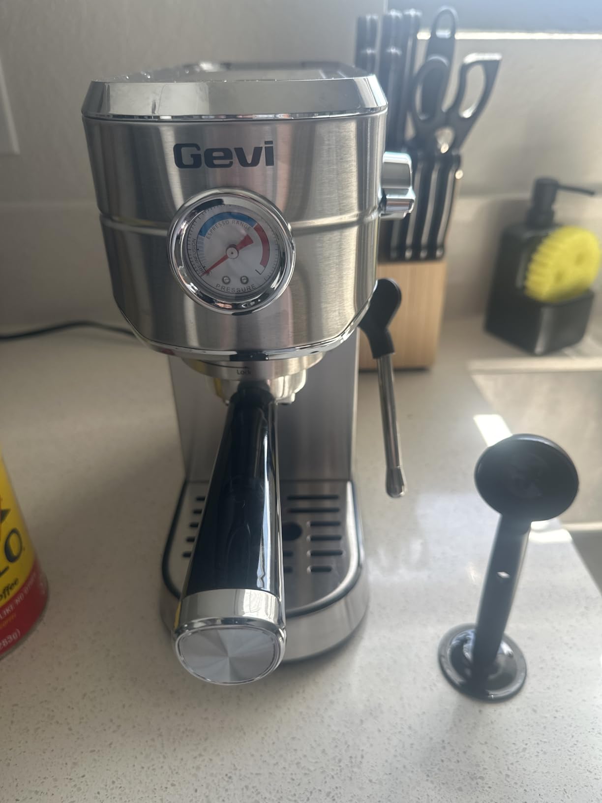 Gevi Commercial Espresso and Coffee Makers, Professional 20 Bar Espresso Maker with Milk Frother, Stainless Steel Expresso Coffee Machines for Home, Compact Cappuccino Machine customer photo 2